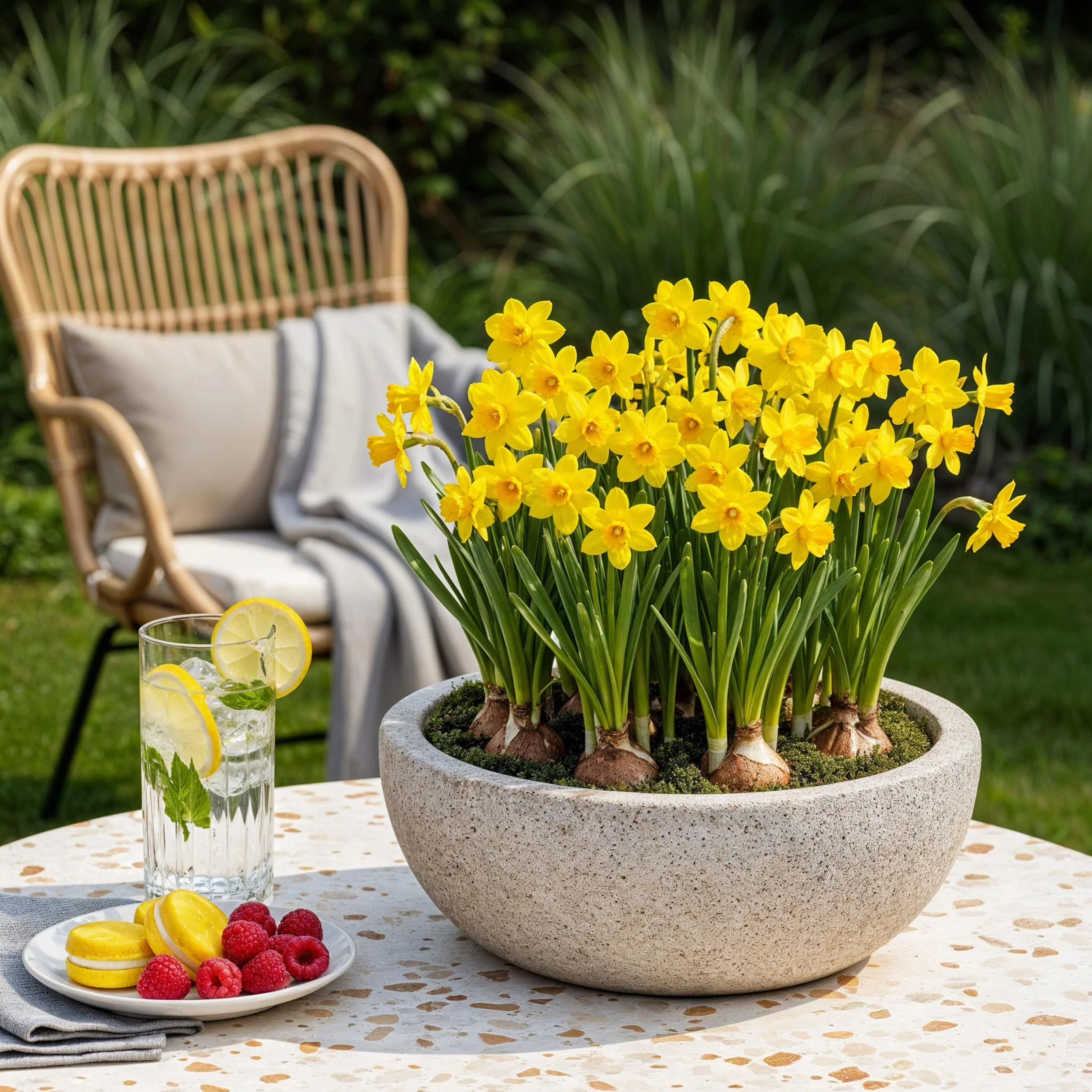 Exotenherz Blumenzwiebeln - Narzisse Narcis Tete-A-Tete (25 Stück) Durchmesser 10-11cm - Image 2