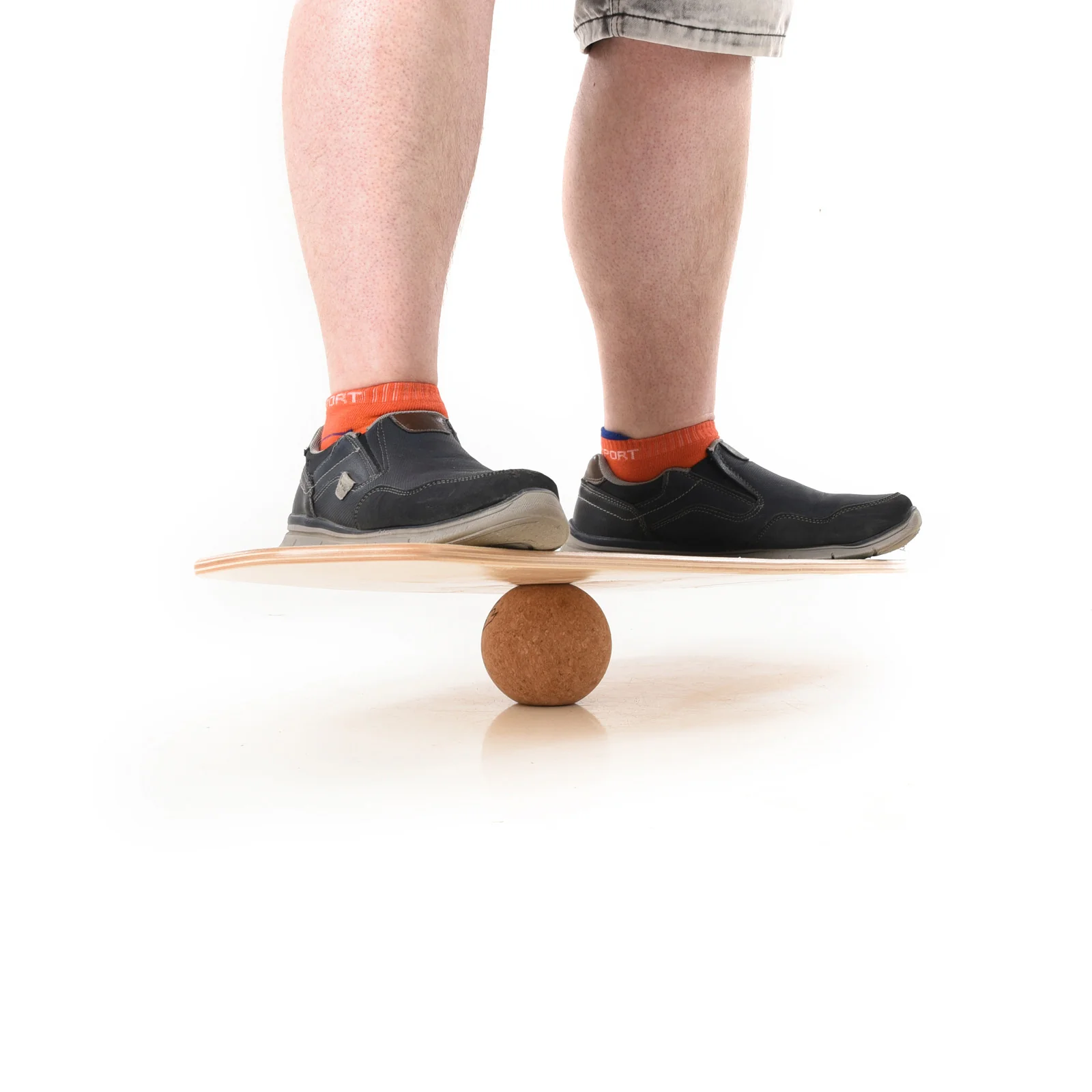 F2 Balance Board Zubehör Kork Ball Groß Balance Training 100mm Natur 2024/25 - Image 3