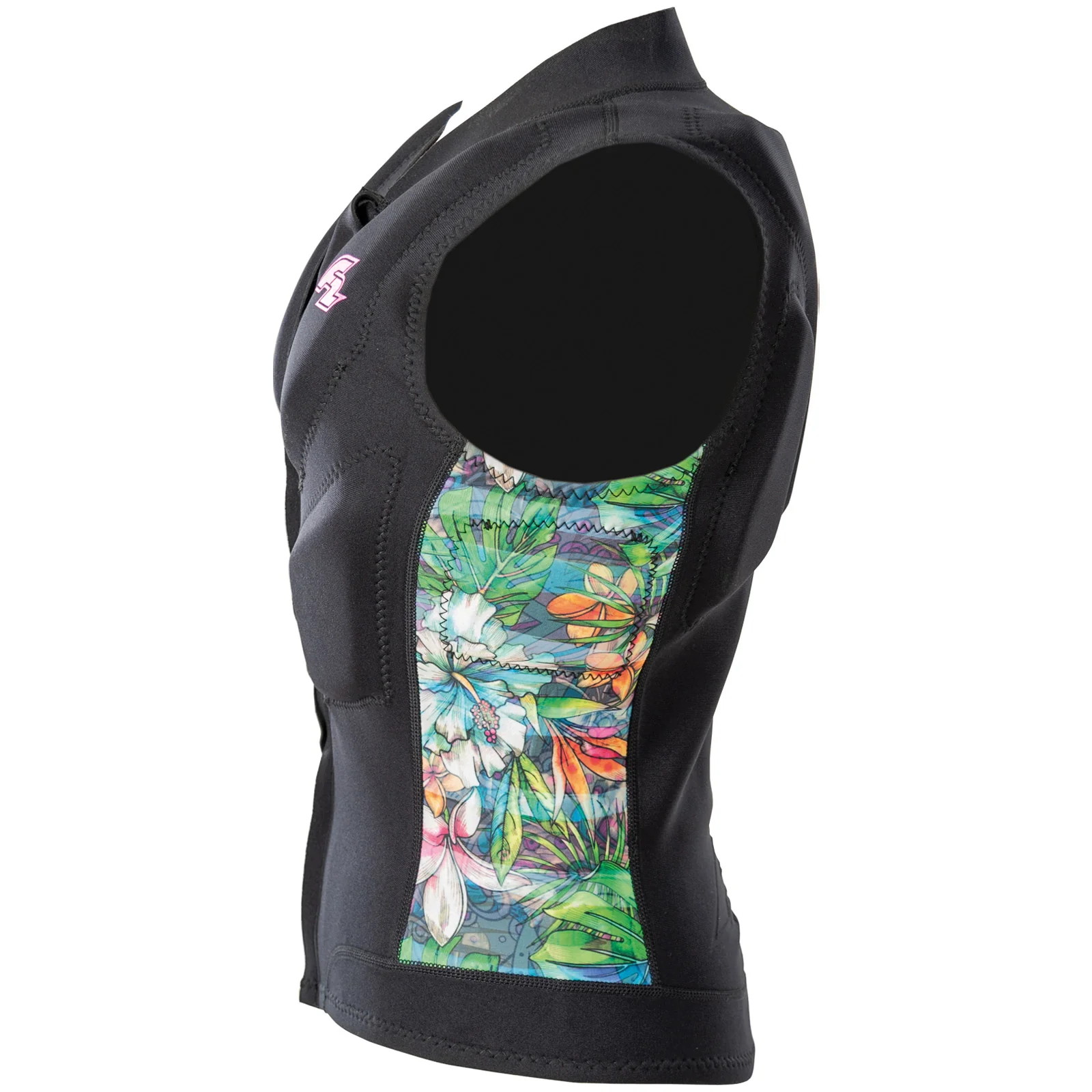 F2 Damen Prallschutz Weste Kite & Surf Weste  XL Schwarz - Image 3