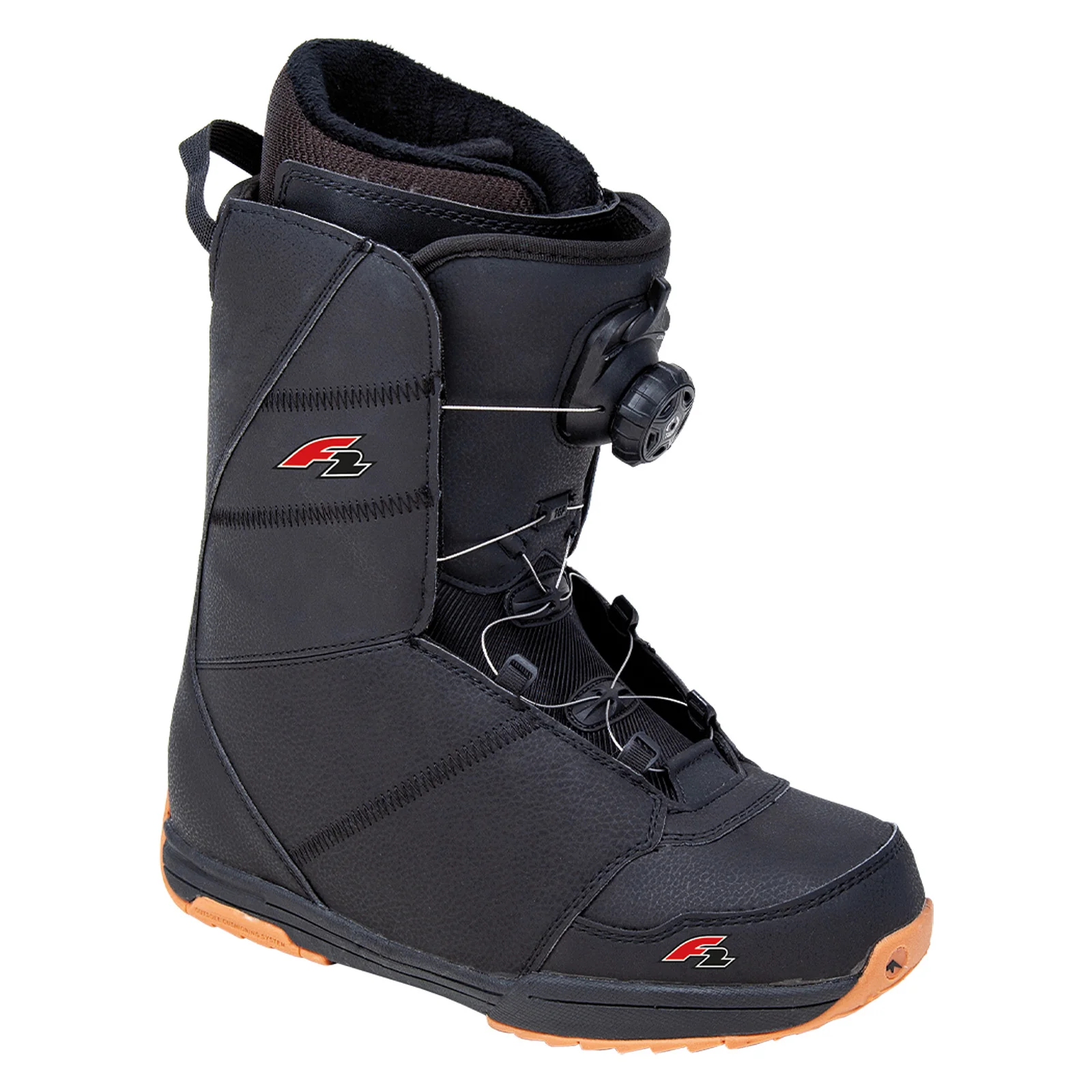 F2 Damen Snowboard Softboots SB - Eliminator Carve TGF  Gr. 39 (MP 25,0) Schwarz - Image 3