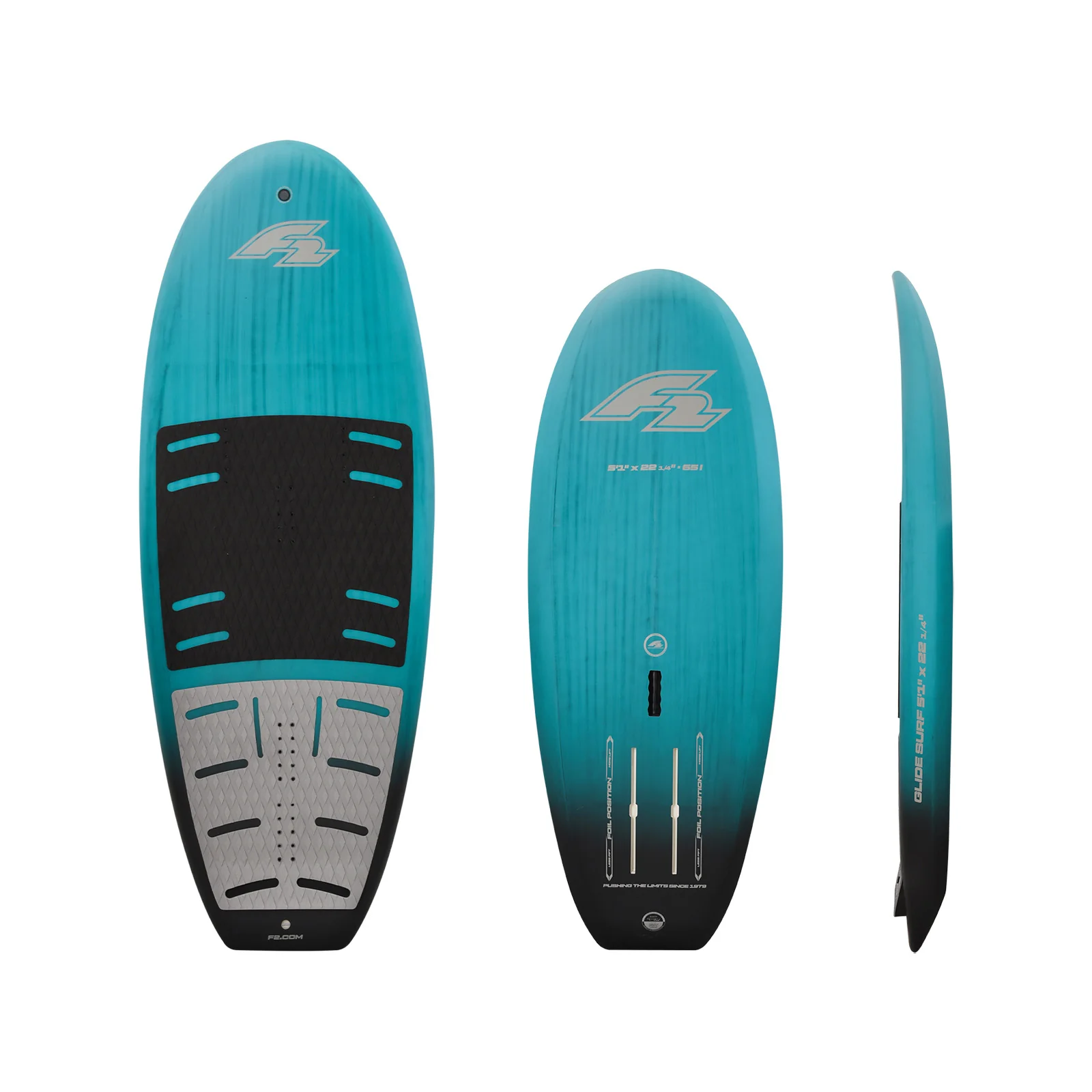 F2  Foil Board Glide Surf Team  45 l Türkis - Image 7