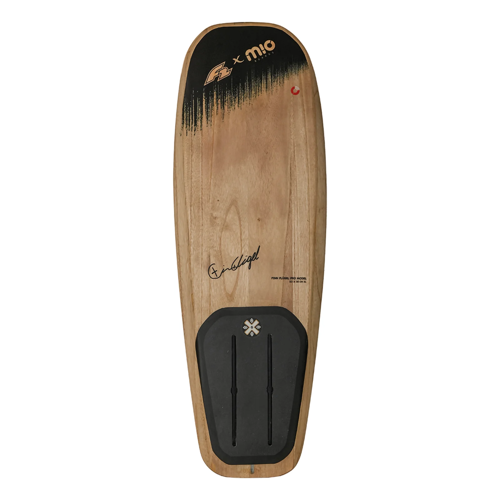 F2 Foilboard Finn Flügel Pro Model Wood Kitefoil Foil Board 112cm Holz - Image 2