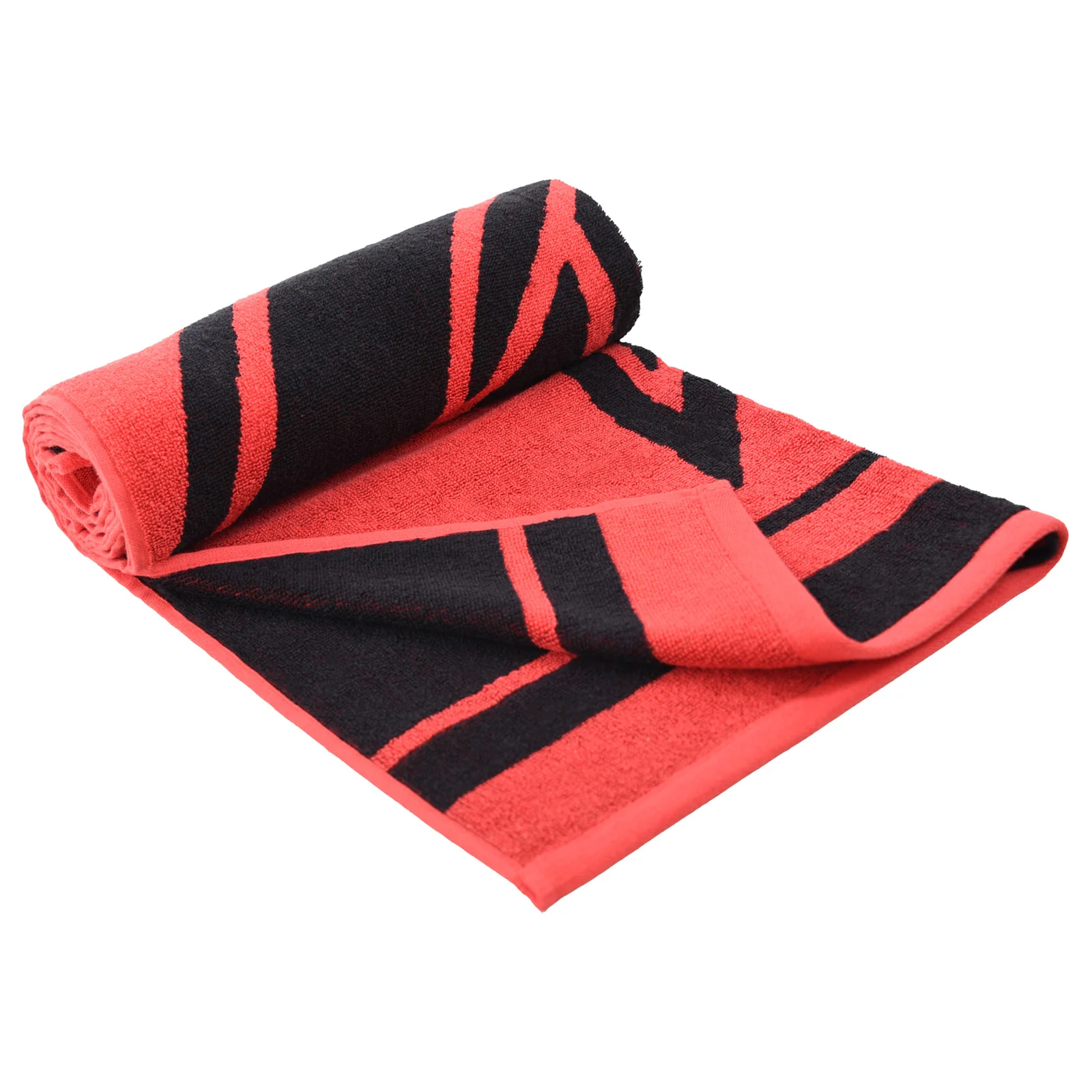 F2 Handtuch Jaquard Sports Badetuch Rot - Image 4
