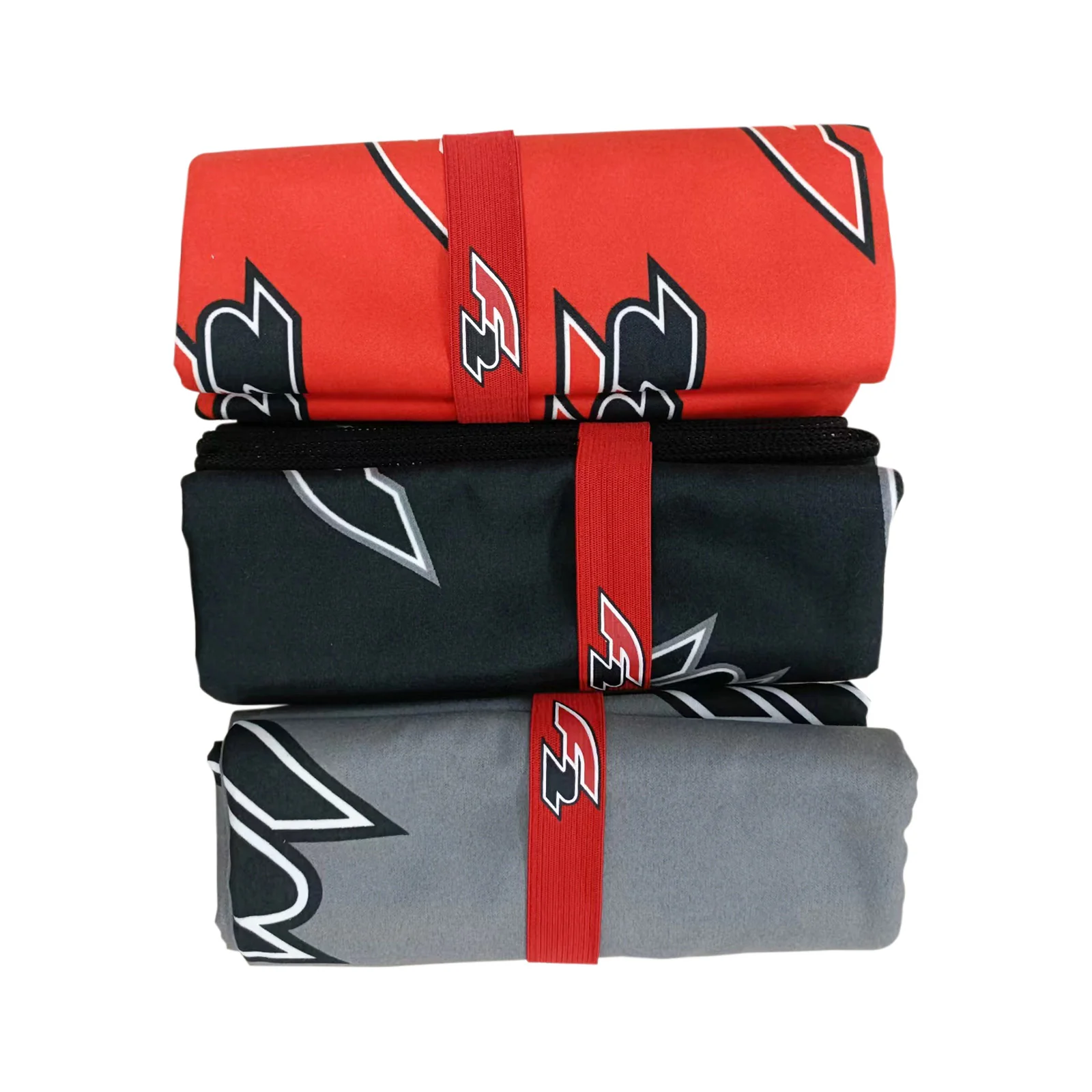F2 Handtuch Microfiber Sport Badetuch Schwarz - Image 2