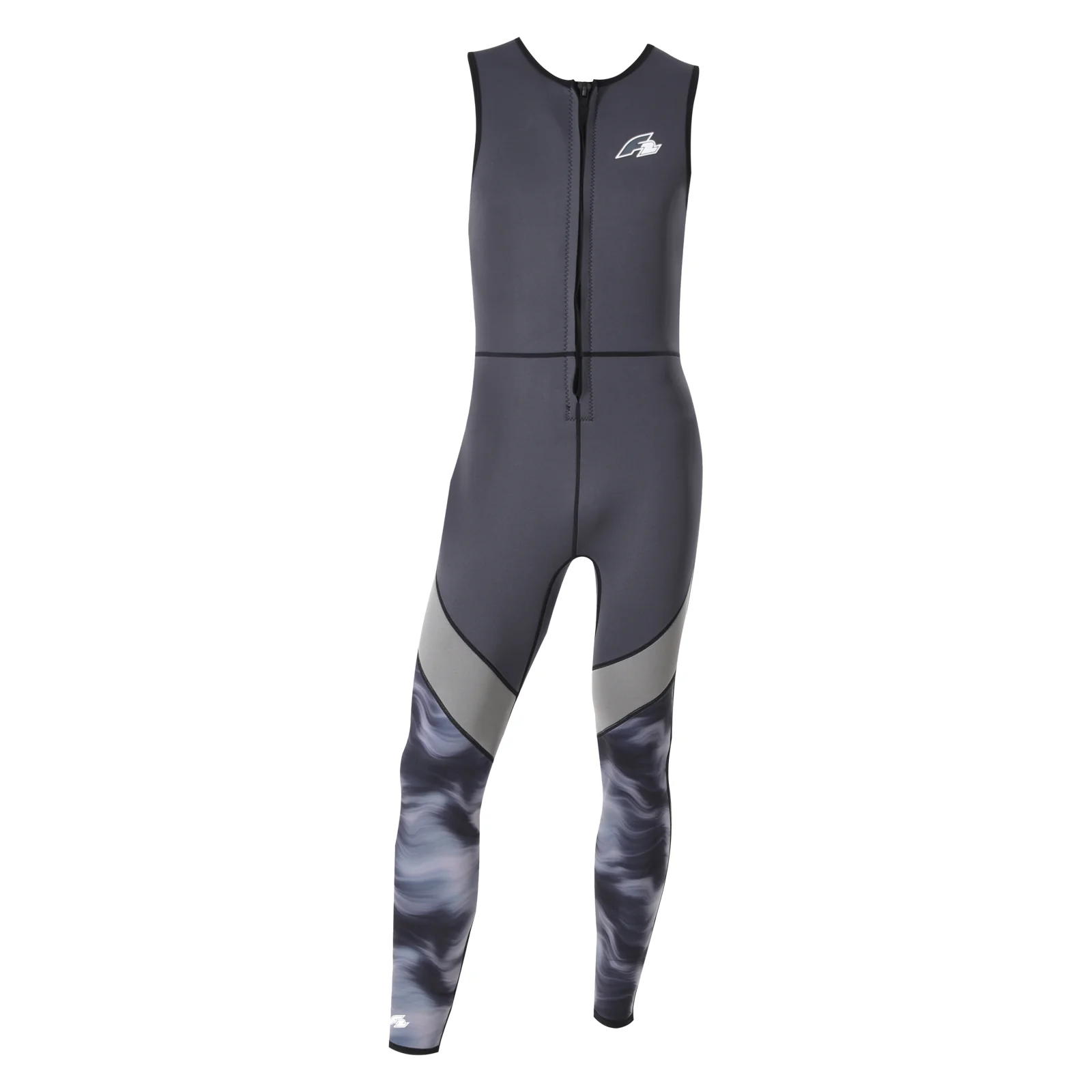 F2 Herren Neopren Anzug Wave Longjohn 2,5 mm XS Anthrazit 2024/25 - Image 3