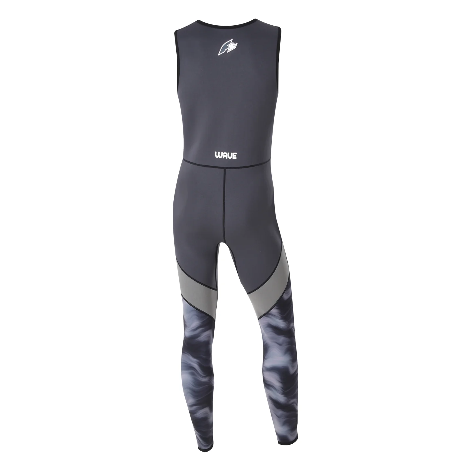 F2 Herren Neopren Anzug Wave Longjohn 2,5 mm XS Anthrazit 2024/25 - Image 6