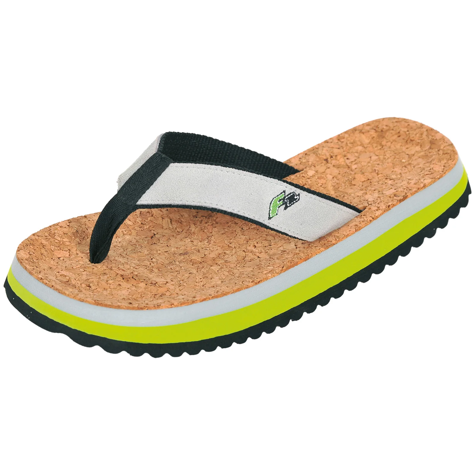 F2 Herren Schuhe Beach Slipper Flip Flops 36/37 Blau/Beige - Image 23
