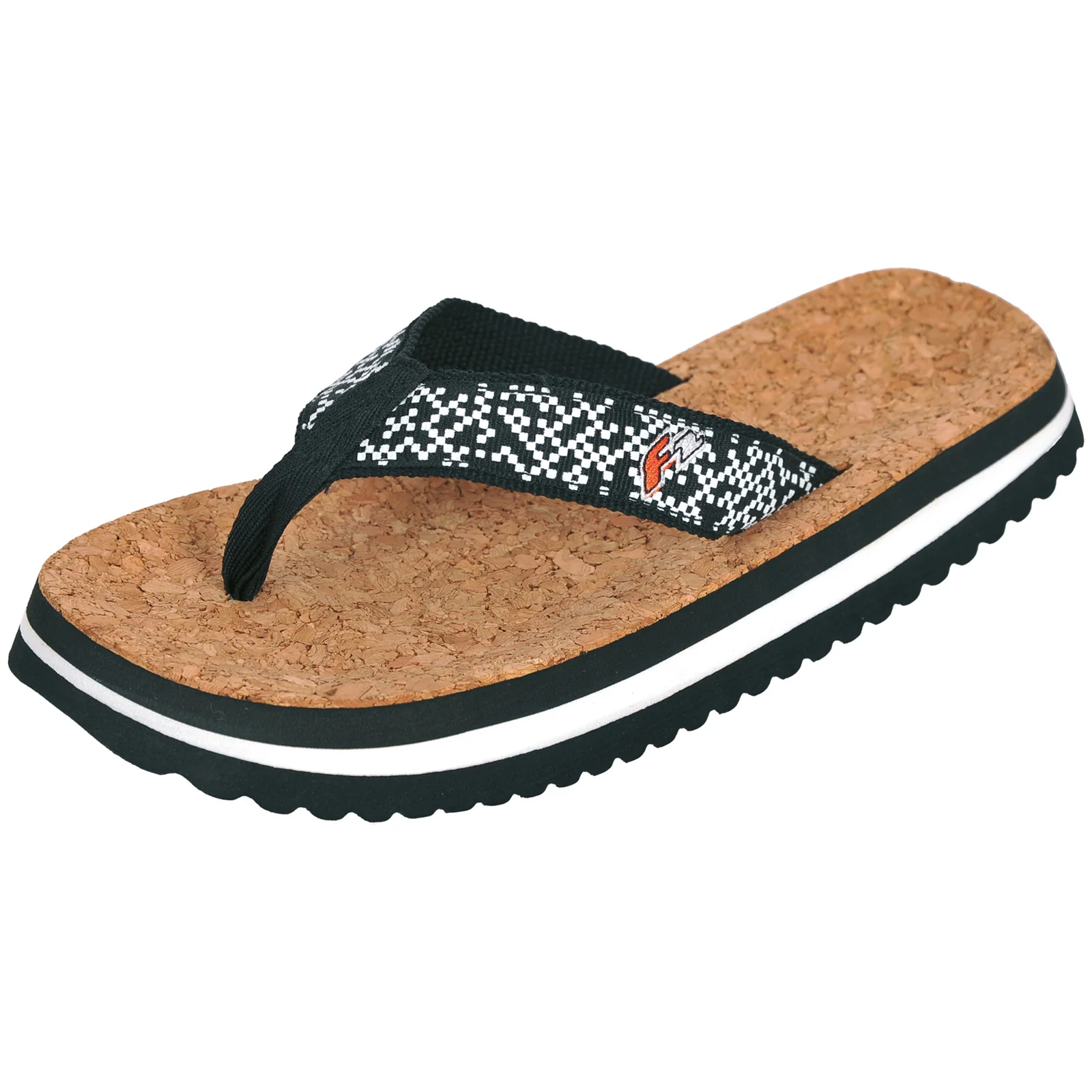 F2 Herren Schuhe Beach Slipper Flip Flops 36/37 Blau/Beige - Image 5
