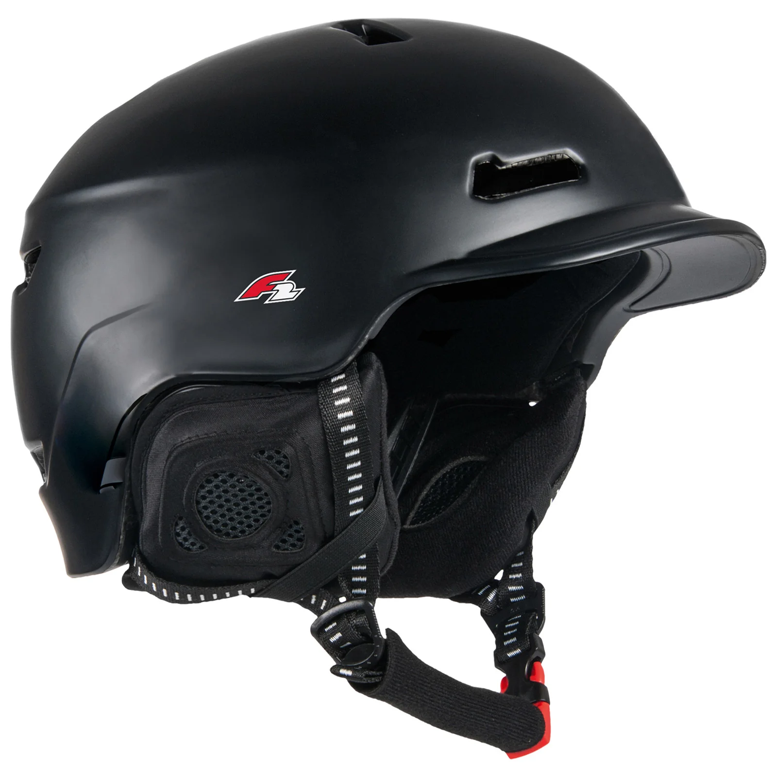 F2 Herren Snowboard Helm Helmet - Random  M Schwarz - Image 3