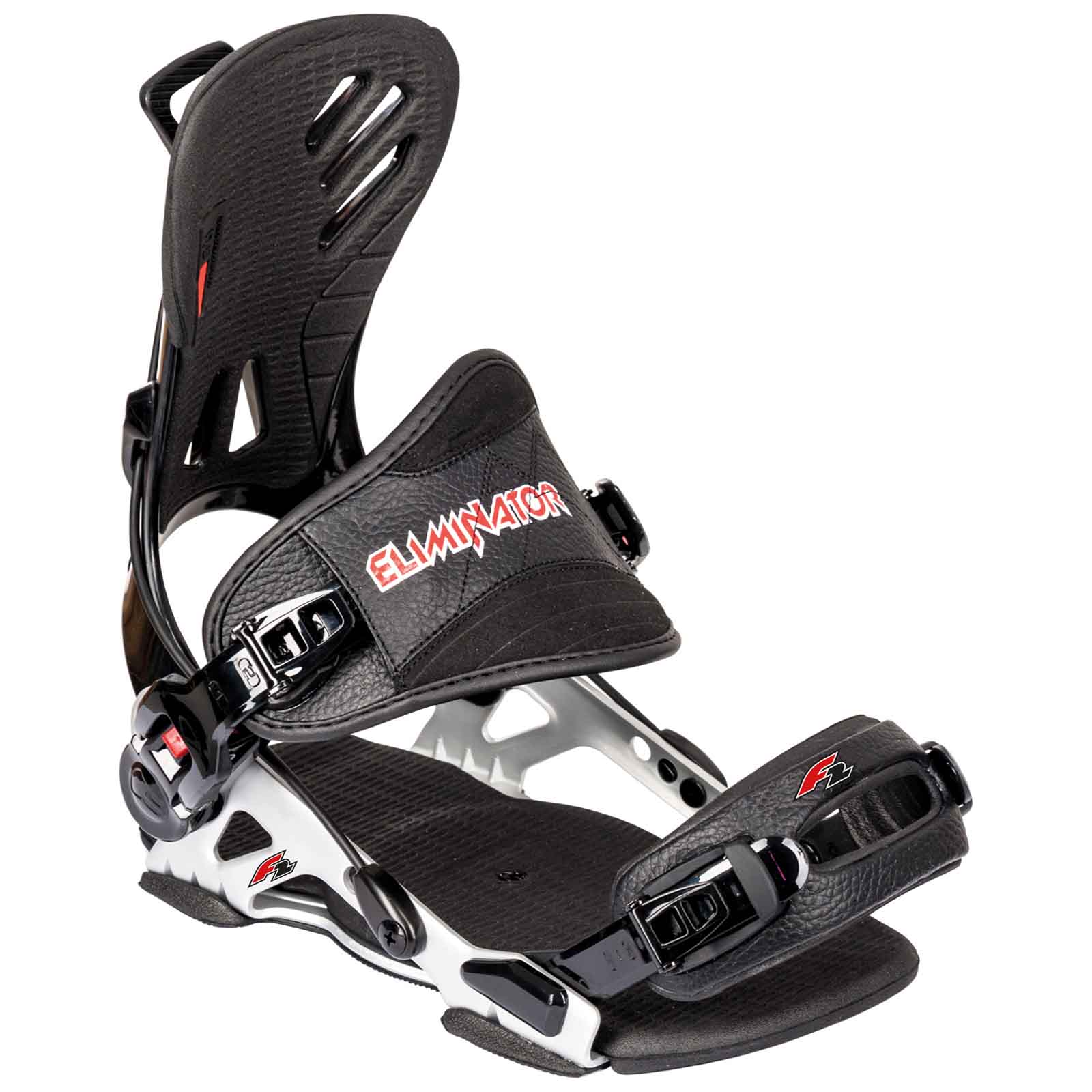 F2 Herren Snowboard Soft  Bindung Soft BDG - Eliminator Carve Fastec  L Silber - Image 7