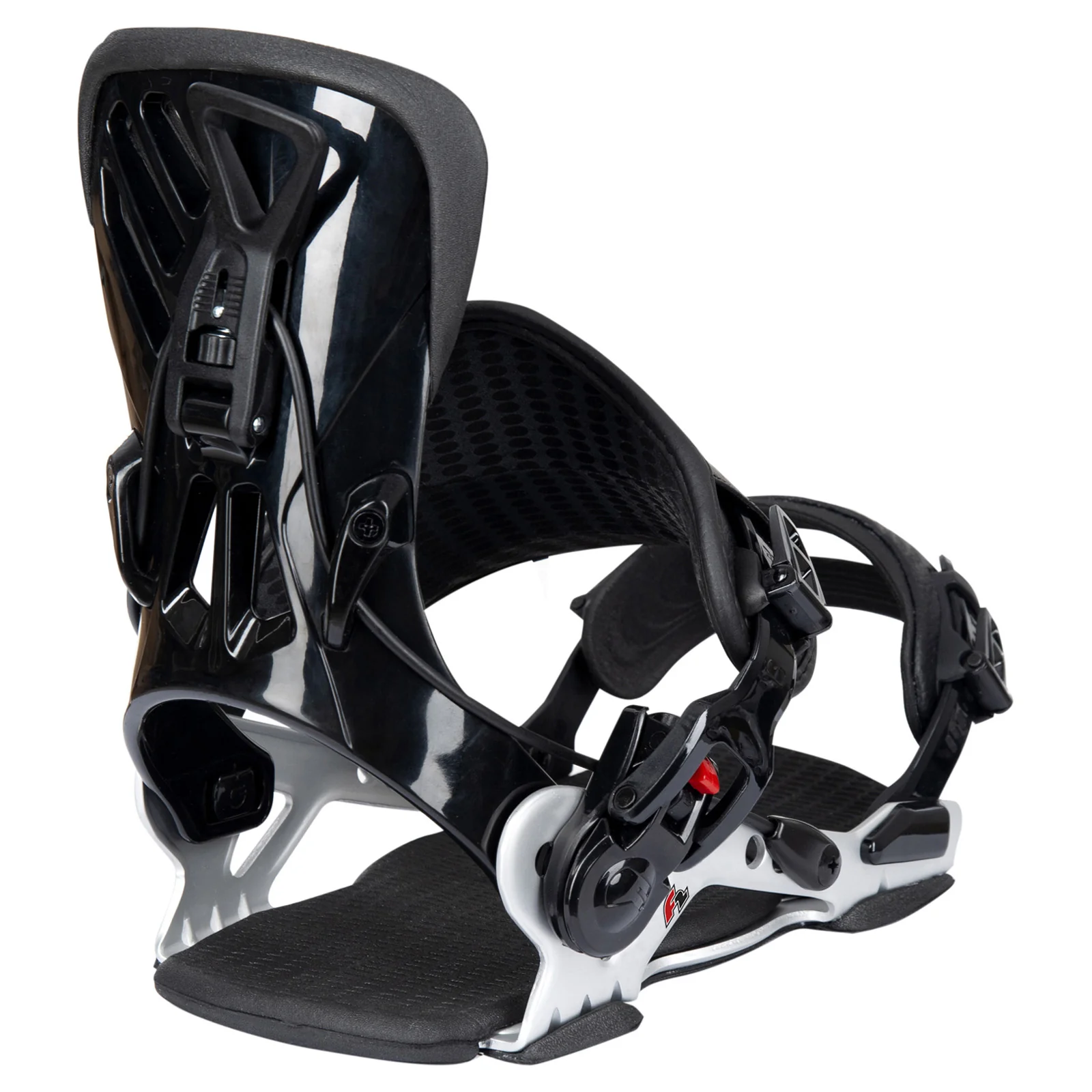 F2 Herren Snowboard Soft  Bindung Soft BDG - Eliminator Carve Fastec  L Silber - Image 8