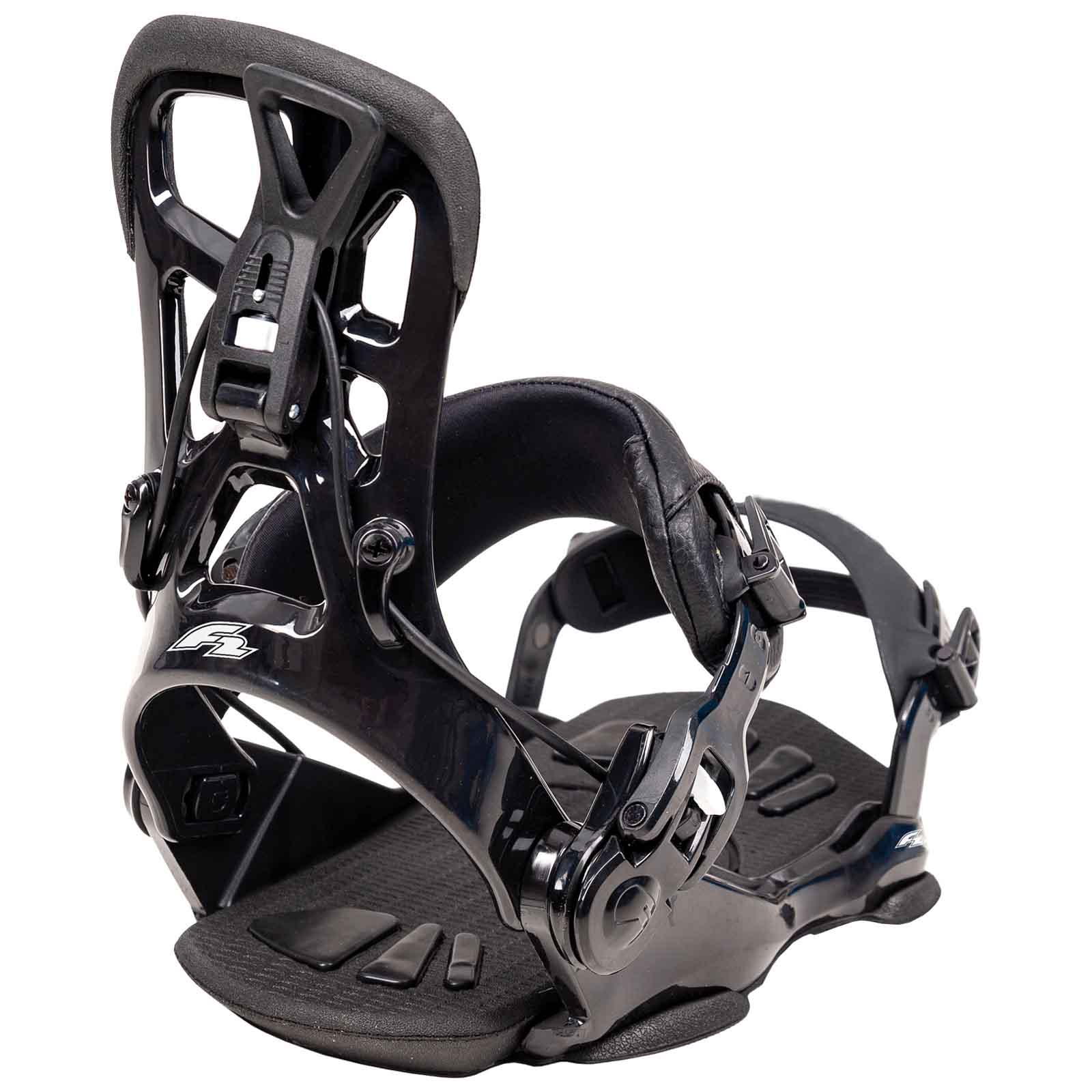F2 Herren Snowboard Soft Bindung Team XL Schwarz - Image 2
