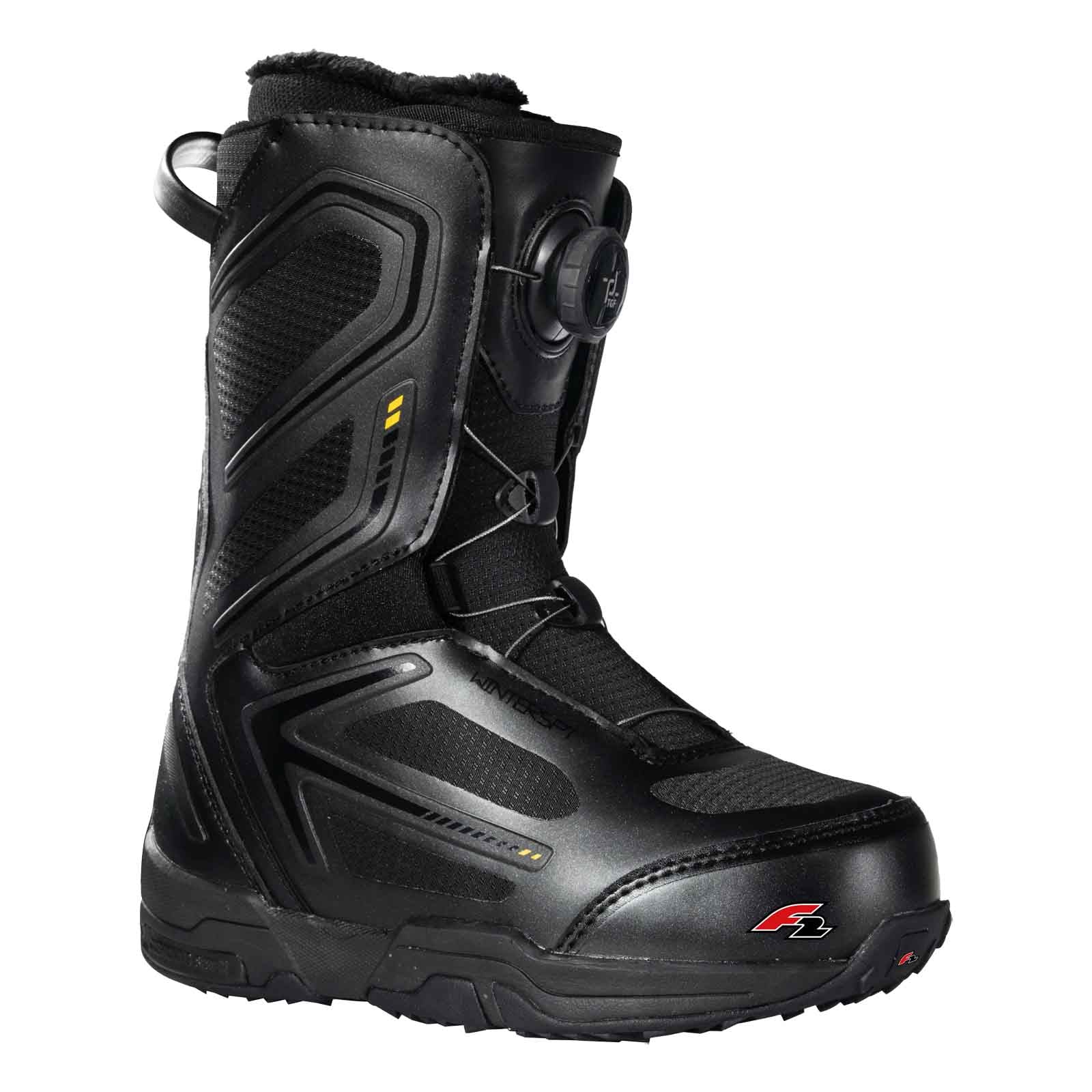 F2 Herren Snowboard Softboots Team Atop  Gr. 45 (MP 29,5) Schwarz - Image 23