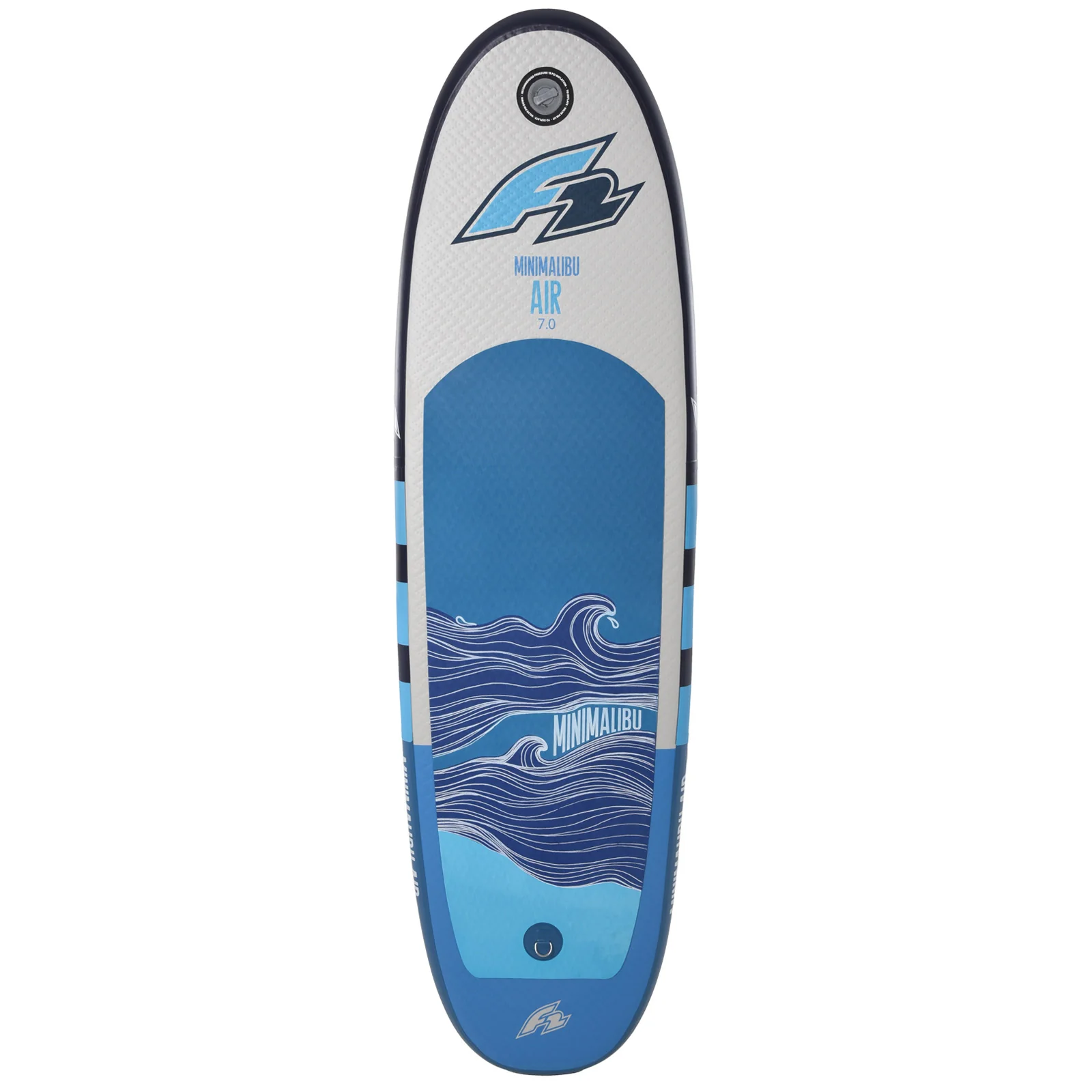 F2 Inflatable Surf Board Mini Malibu Air 8 Blau - Image 11