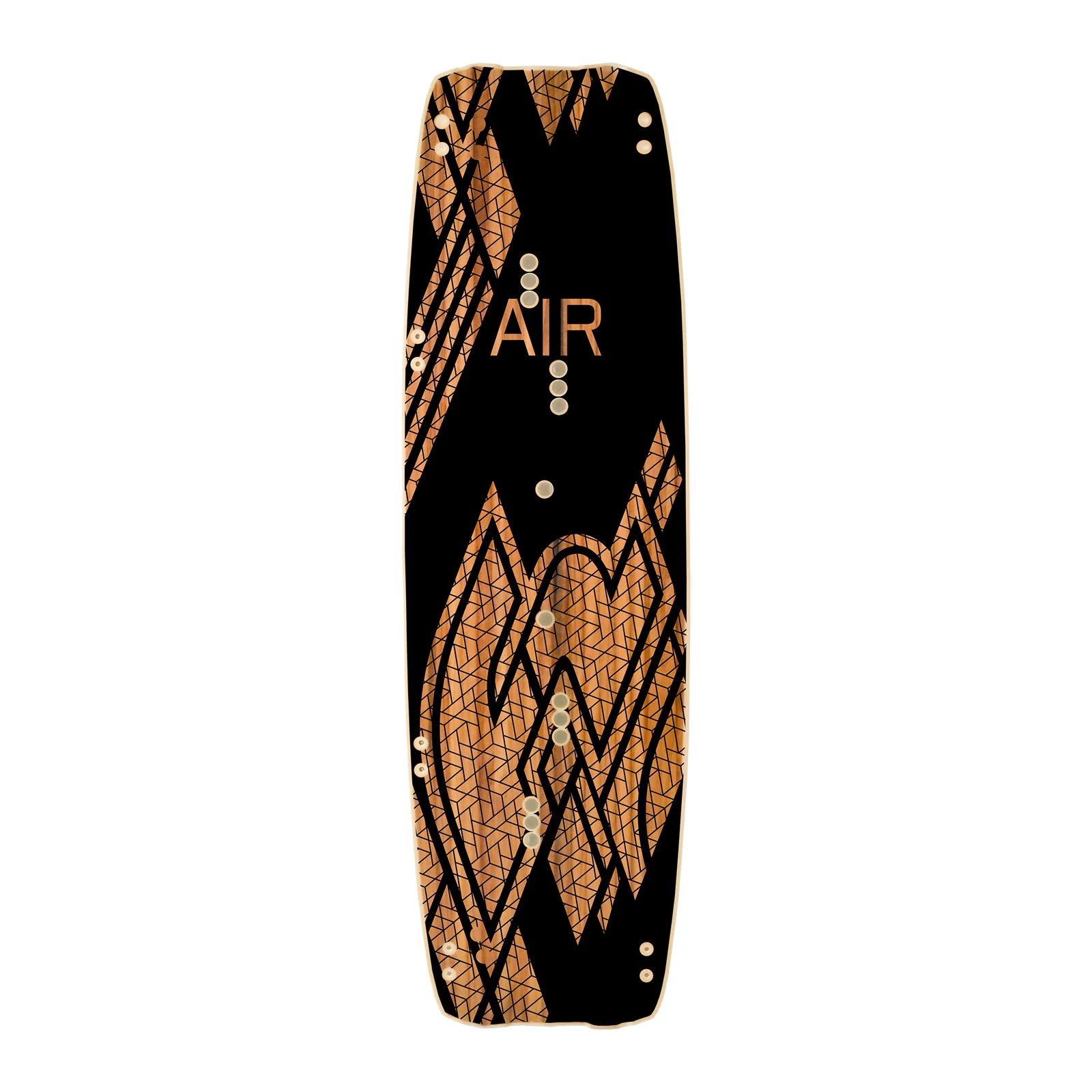 F2  Kiteboard Air Wood Icon Kitesurf Board 133cm Schwarz - Image 6