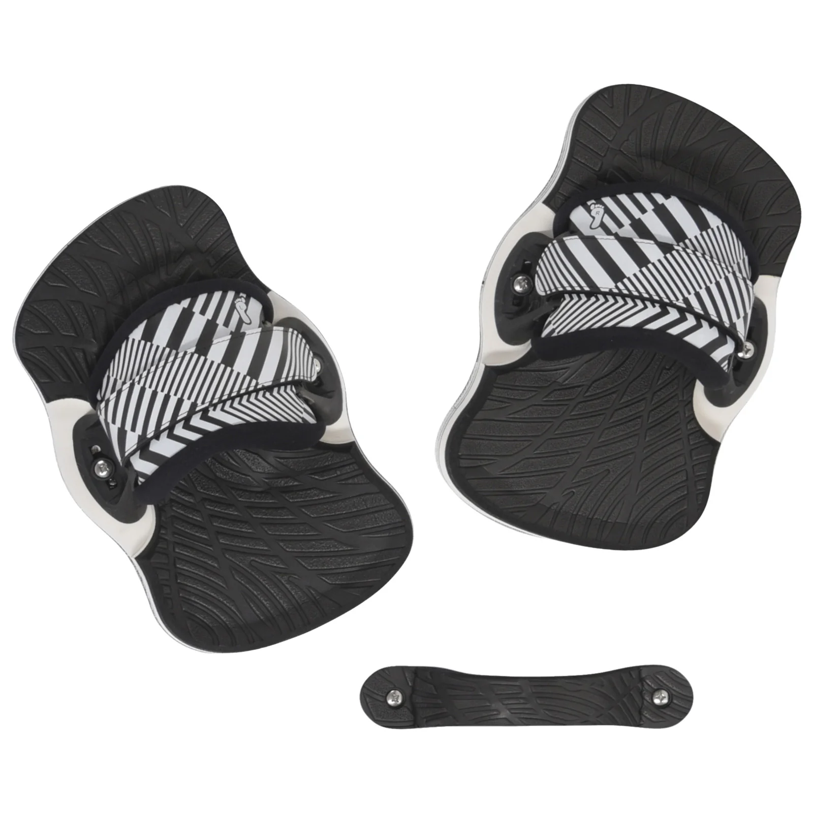 F2 Kiteboard Bindung BINDING BASIC Kitesurf S/M Schwarz/Weiss