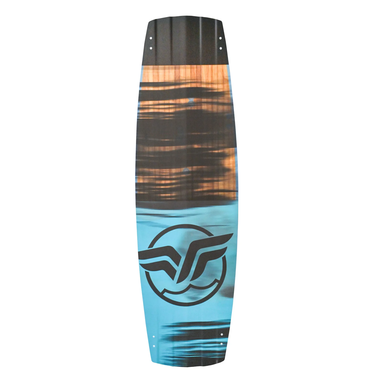 F2 Kiteboard Finn Flügel Promodel Wood Komplett 132cm Türkis - Image 9