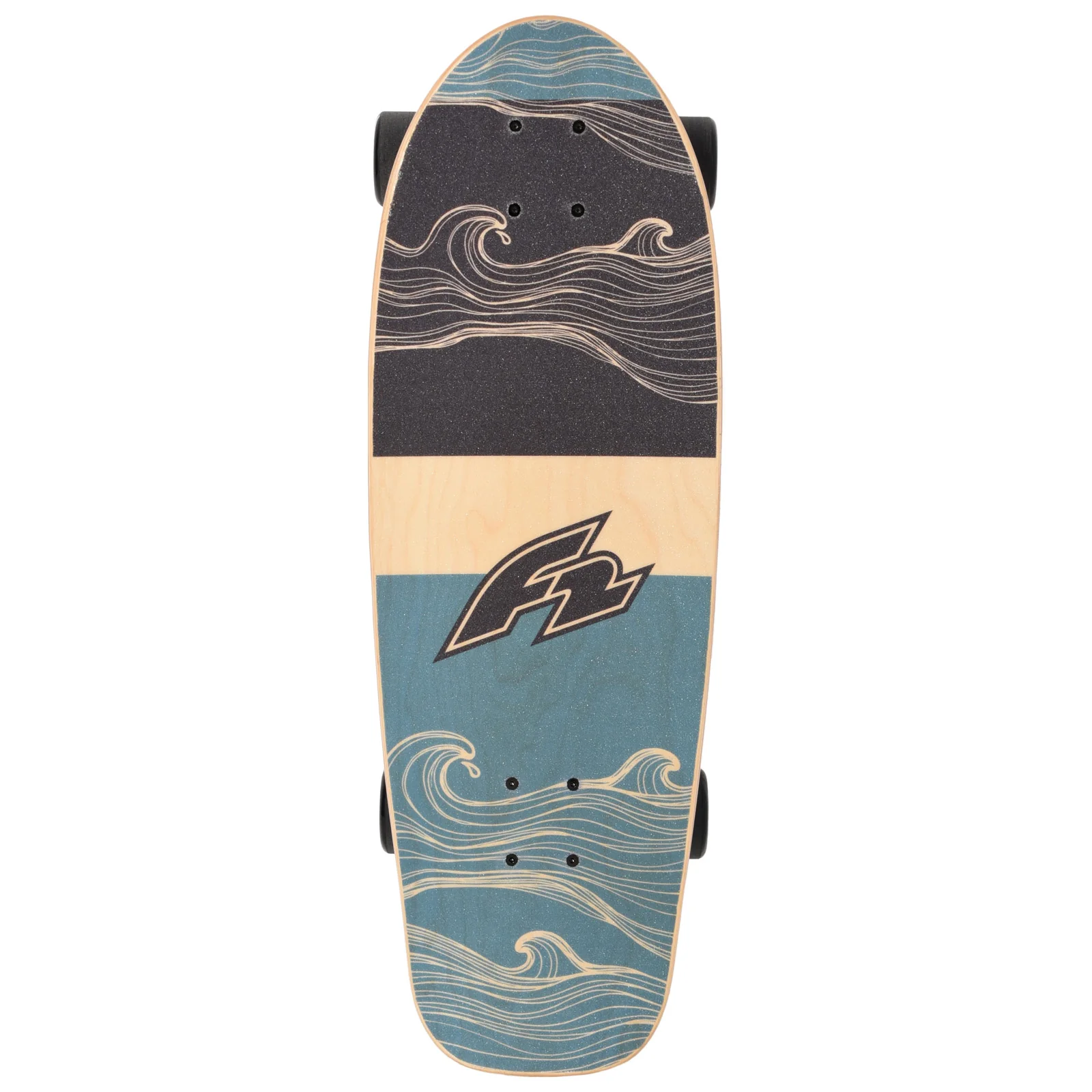 F2 Komplett Board Carving Board Skateboard Skate Board 9,25" Blau 2024/25 - Image 3