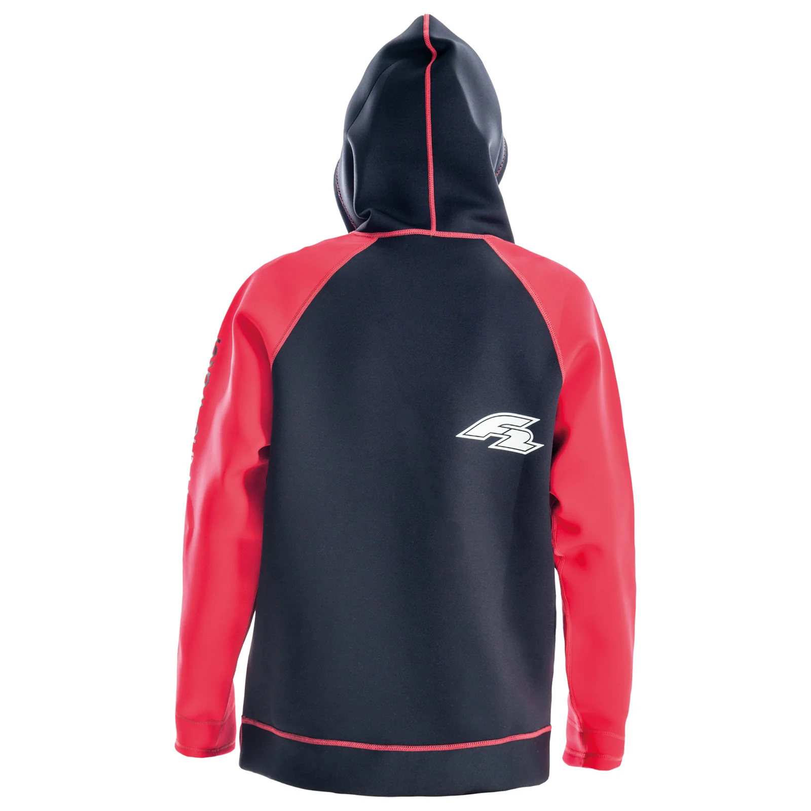 F2   Neopren Oberteil Kite Hoodie 4/3mm L Rot 2024/25 - Image 8