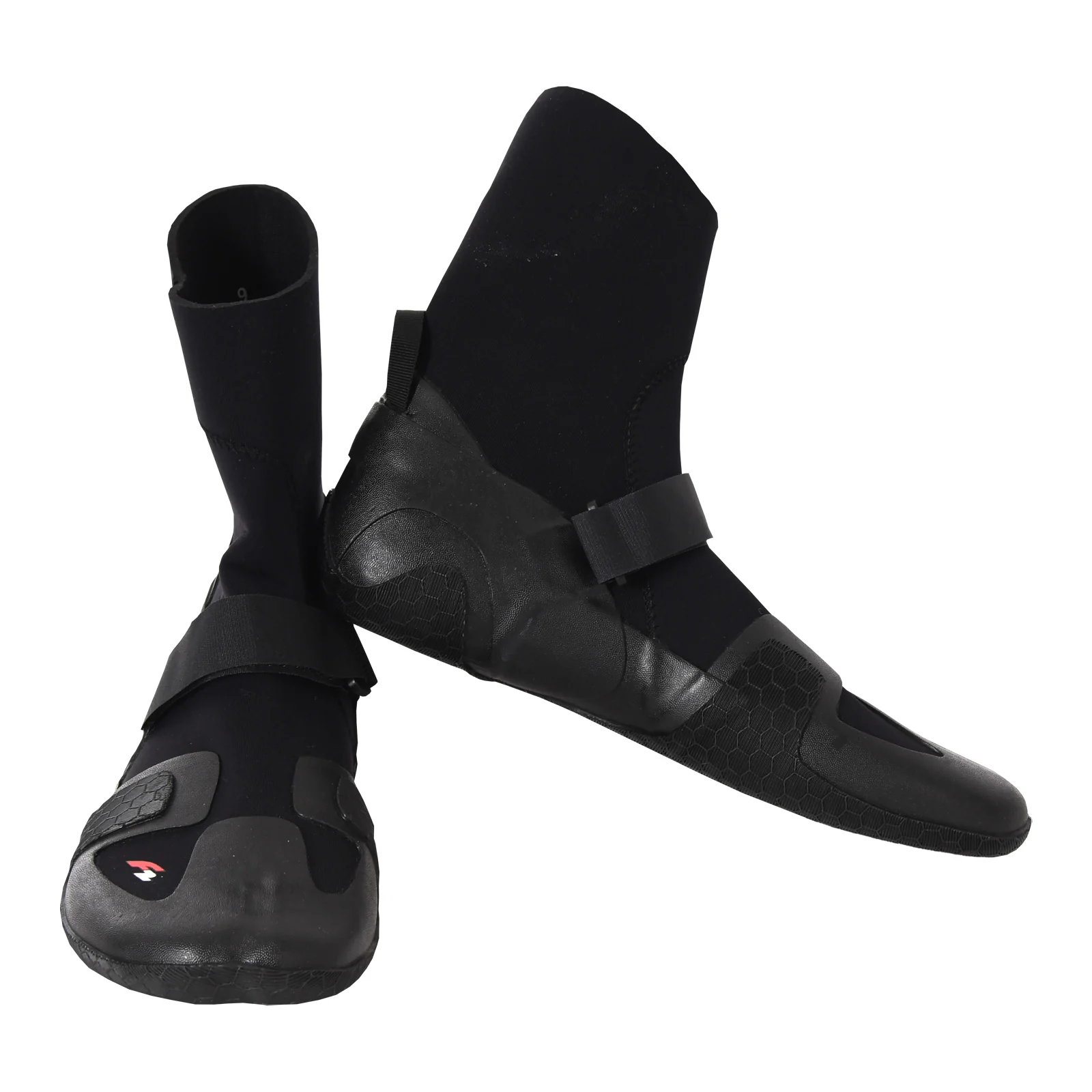 F2   Neopren Schuhe Barfuss Schuhe Hoch Surfschuhe 40-41 Schwarz - Image 20