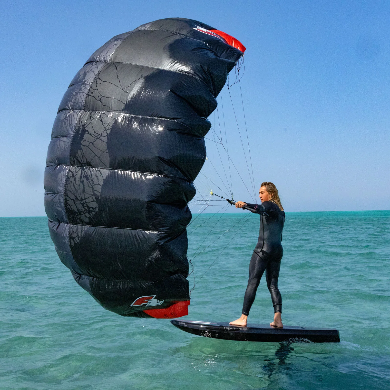 F2 Parawing Move Pro Wingfoil Wing 5qm Schwarz - Image 8