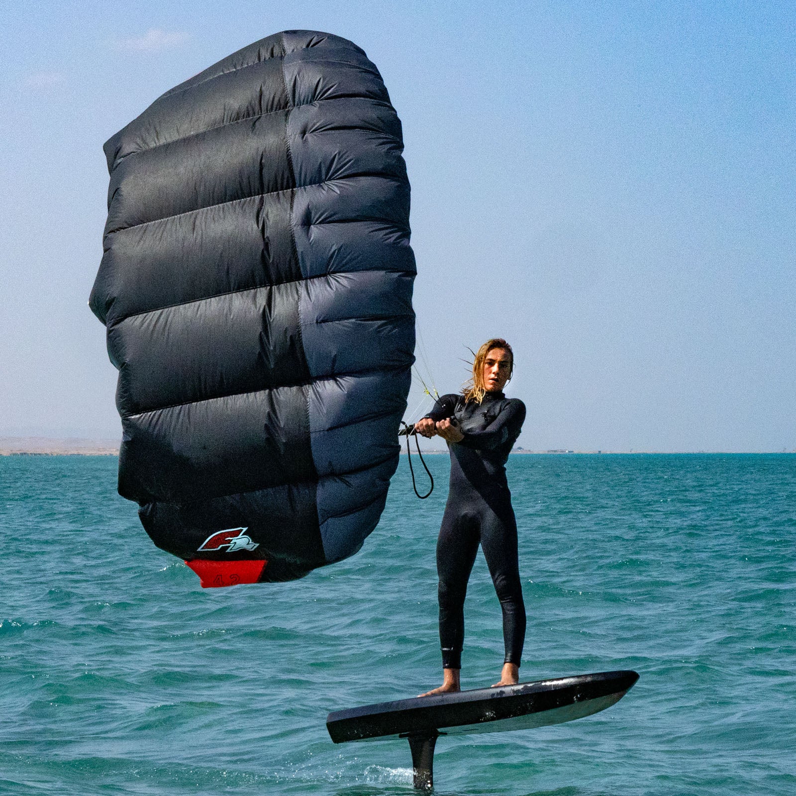 F2 Parawing Move Pro Wingfoil Wing 5qm Schwarz - Image 9