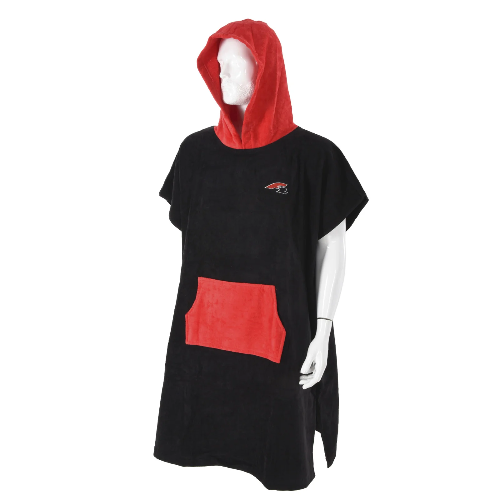 F2 Poncho "After Session Poncho" S/M Schwarz