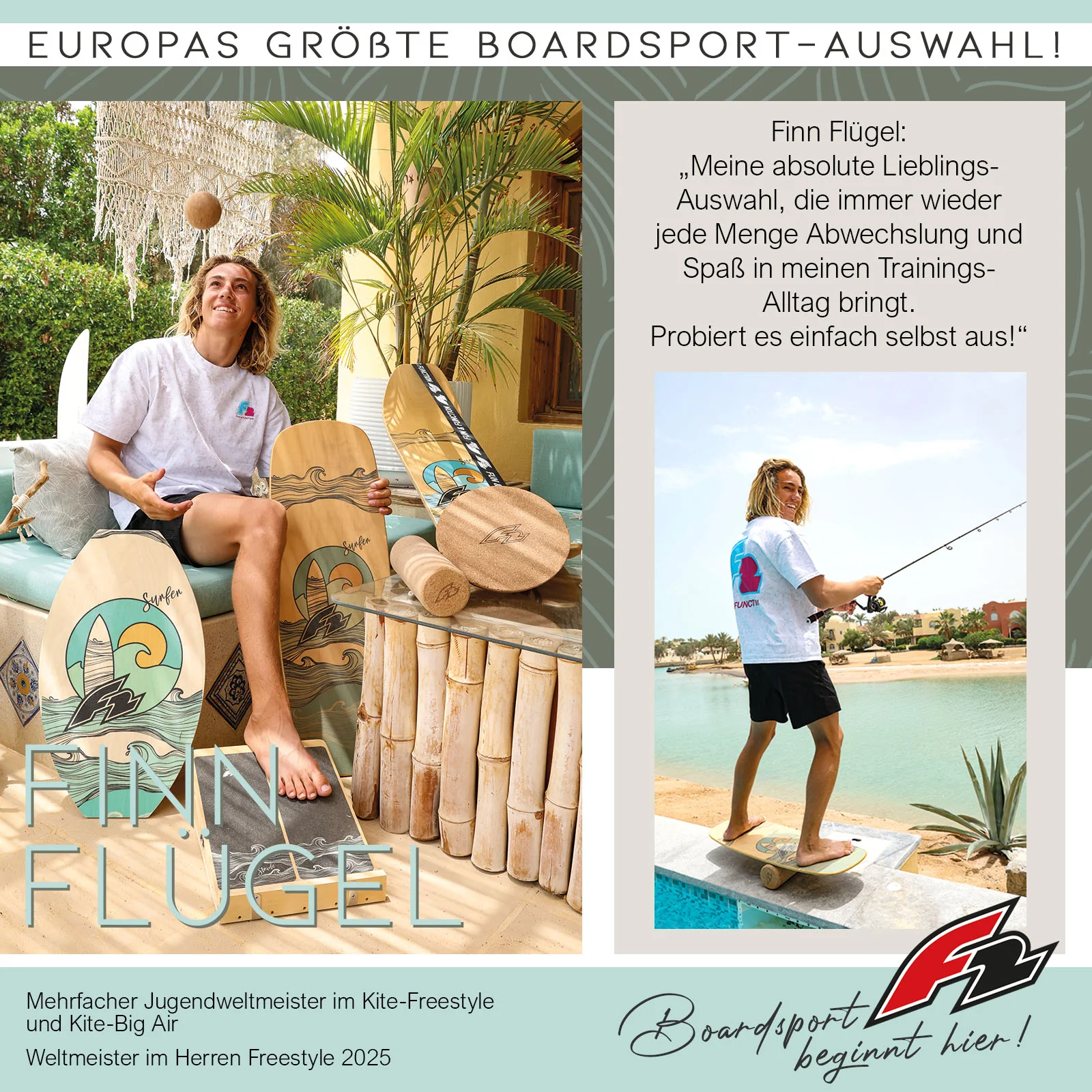 F2 Set Balance Board Pill 86x30cm mit Kork Halbkugel - Image 29