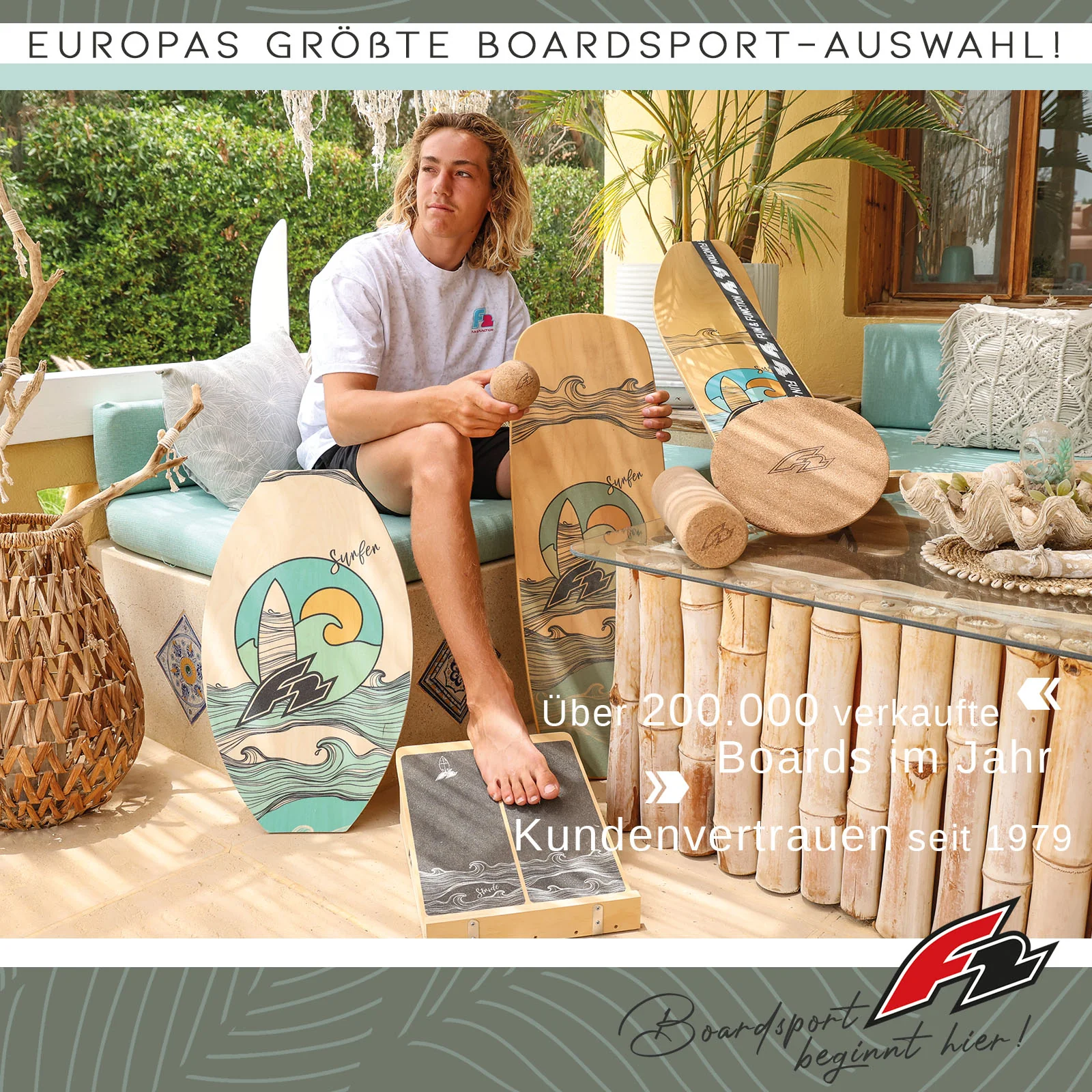 F2 Set Balance Board Pill 86x30cm mit Kork Halbkugel - Image 30