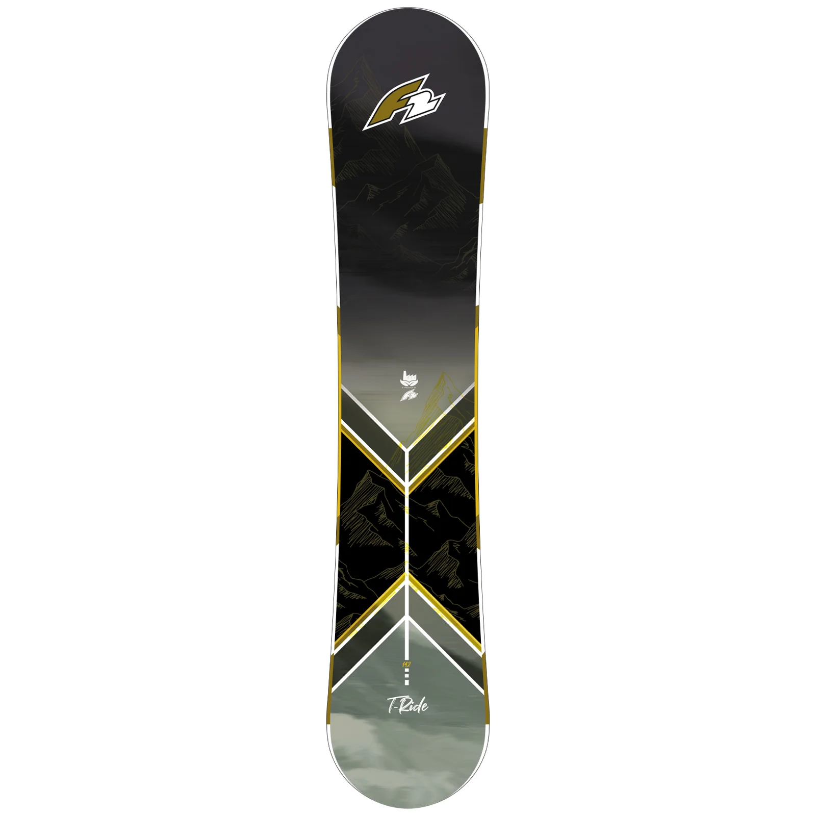 F2 Set Herren Snowboard T-Ride 157cm mit Bindung Sonic Pro L - Image 2