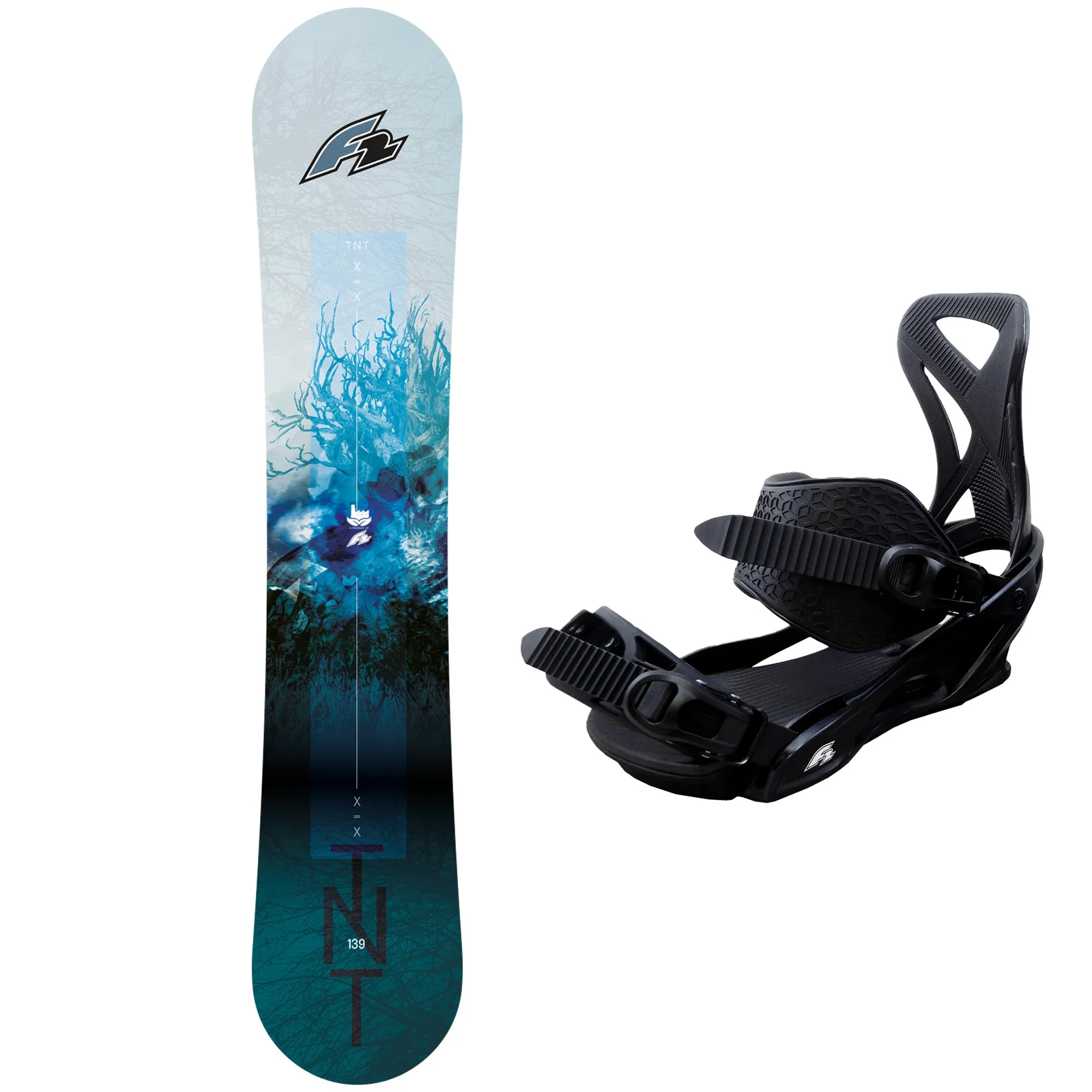 F2 Set Herren Snowboard TNT 155cm mit Bindung Sonic Pro M - Image 13