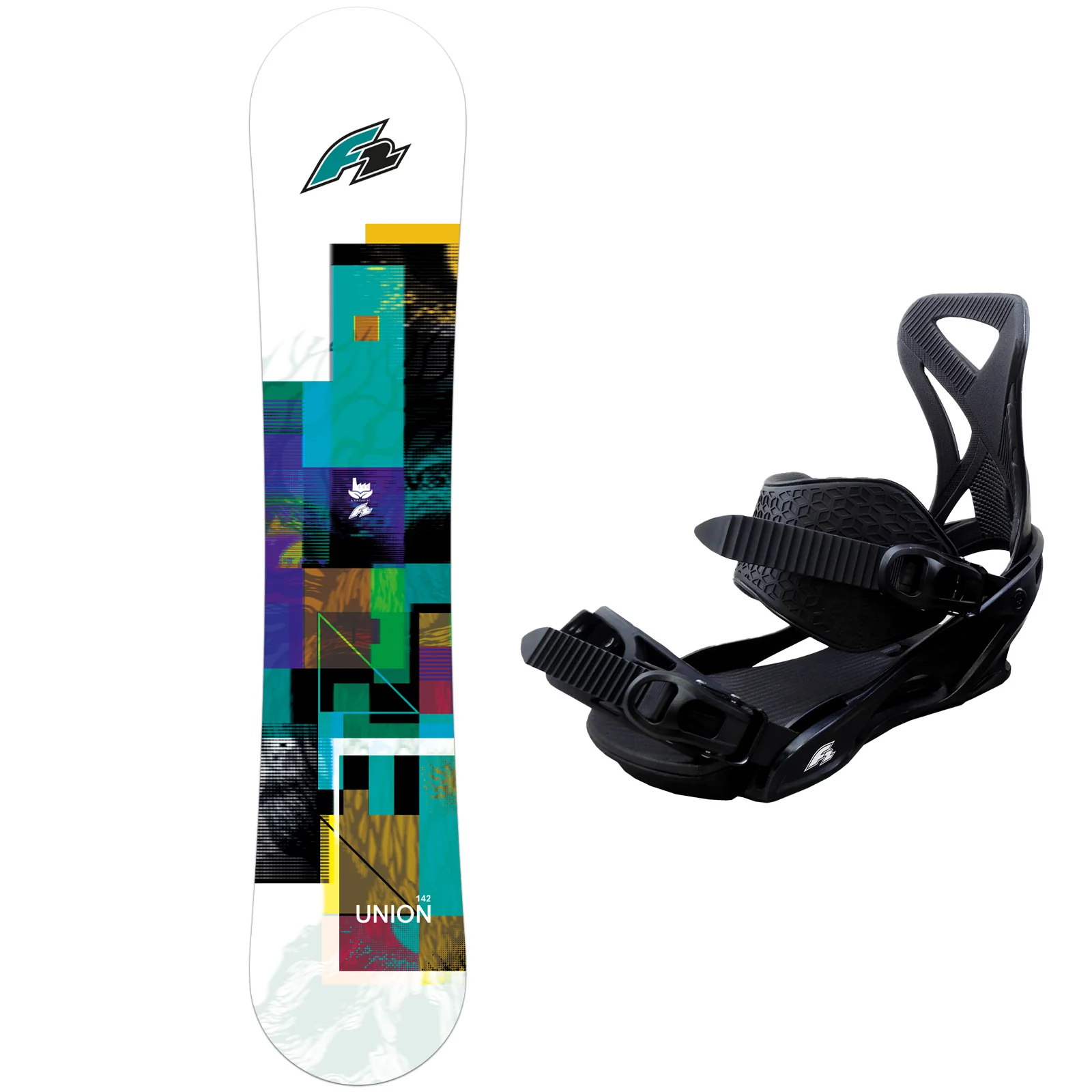 F2 Set Herren Snowboard Union Mustard 151cm mit Bindung Sonic Pro M - Image 9