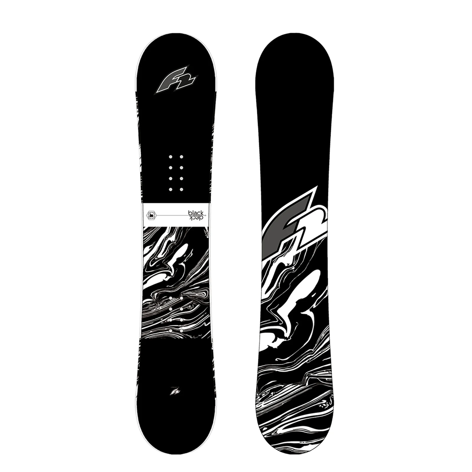 F2 Set Snowboard Blackdeck Schwarz 143cm + Sonic Pro Bindung M - Image 37