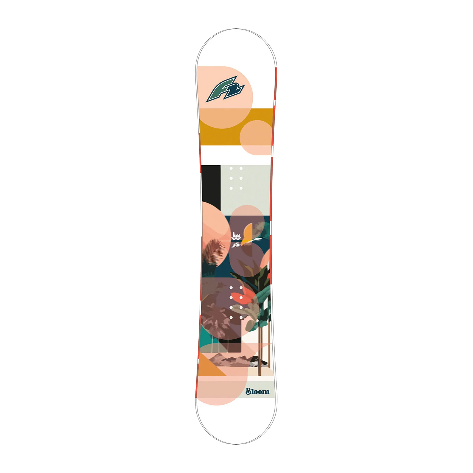 F2 Set Snowboard Junior Bloom Girl Apricot 135cm + Pipe Bindung M - Image 6