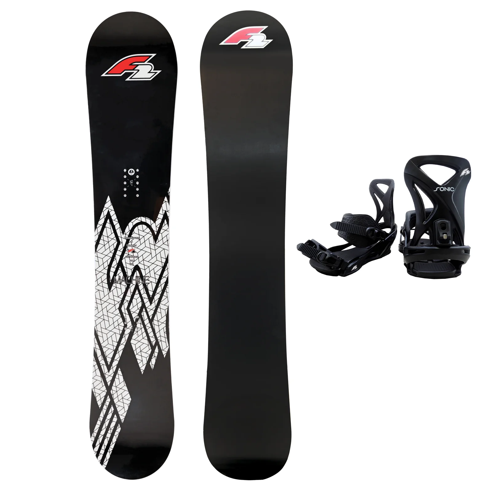 F2 Set Snowboard Rental Machine 150cm + Sonic Bindung M - Image 6