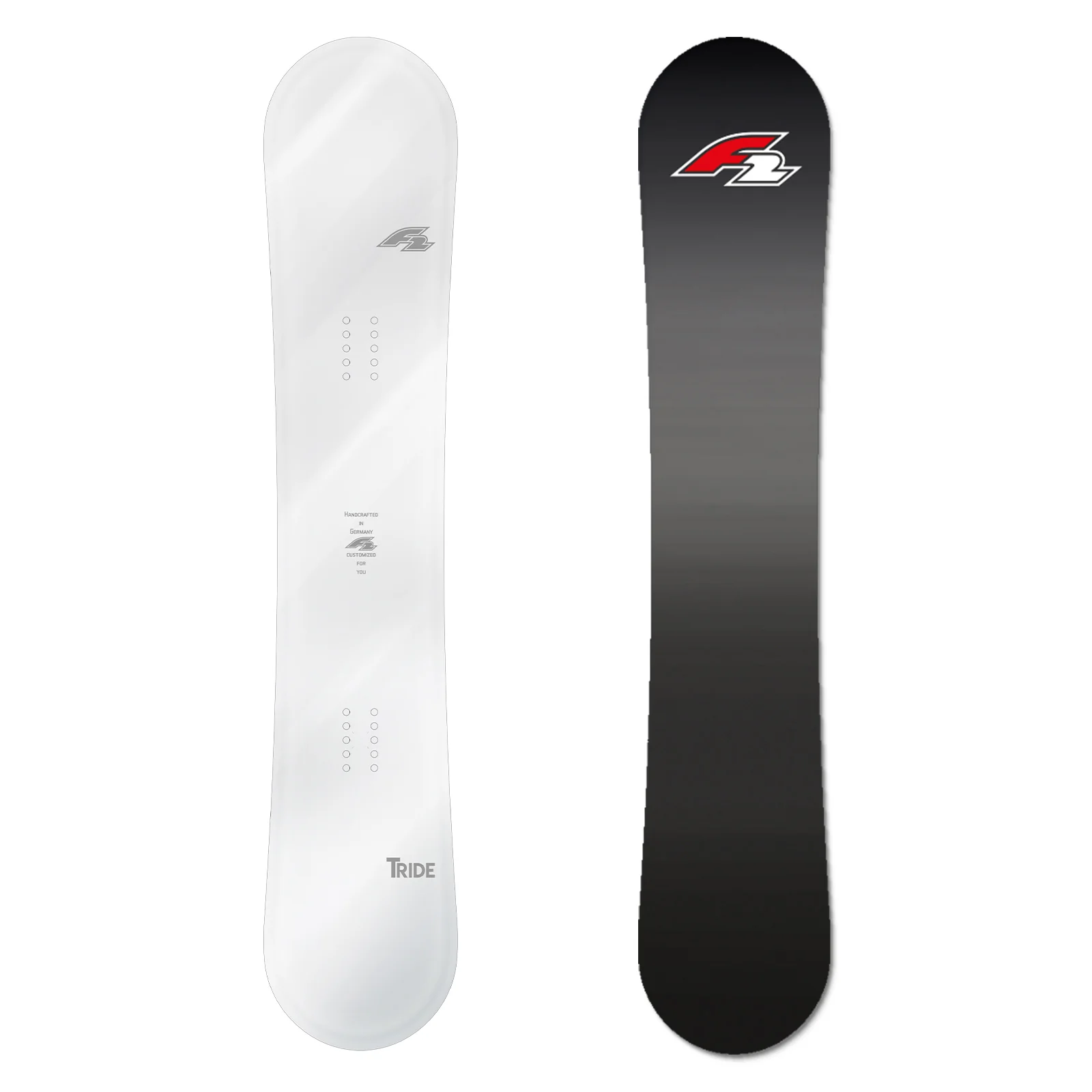 F2 Set Snowboard T-Ride Mirror Weiss 157cm + Sonic Pro Bindung L - Image 12