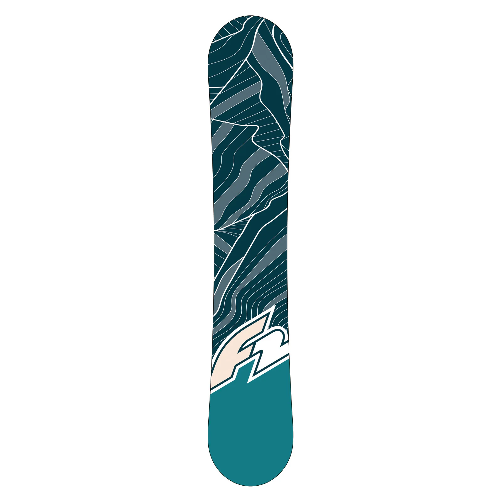 F2 Set Snowboard T-Ride Wood Weiss 157cm + Sonic Pro Bindung L - Image 14