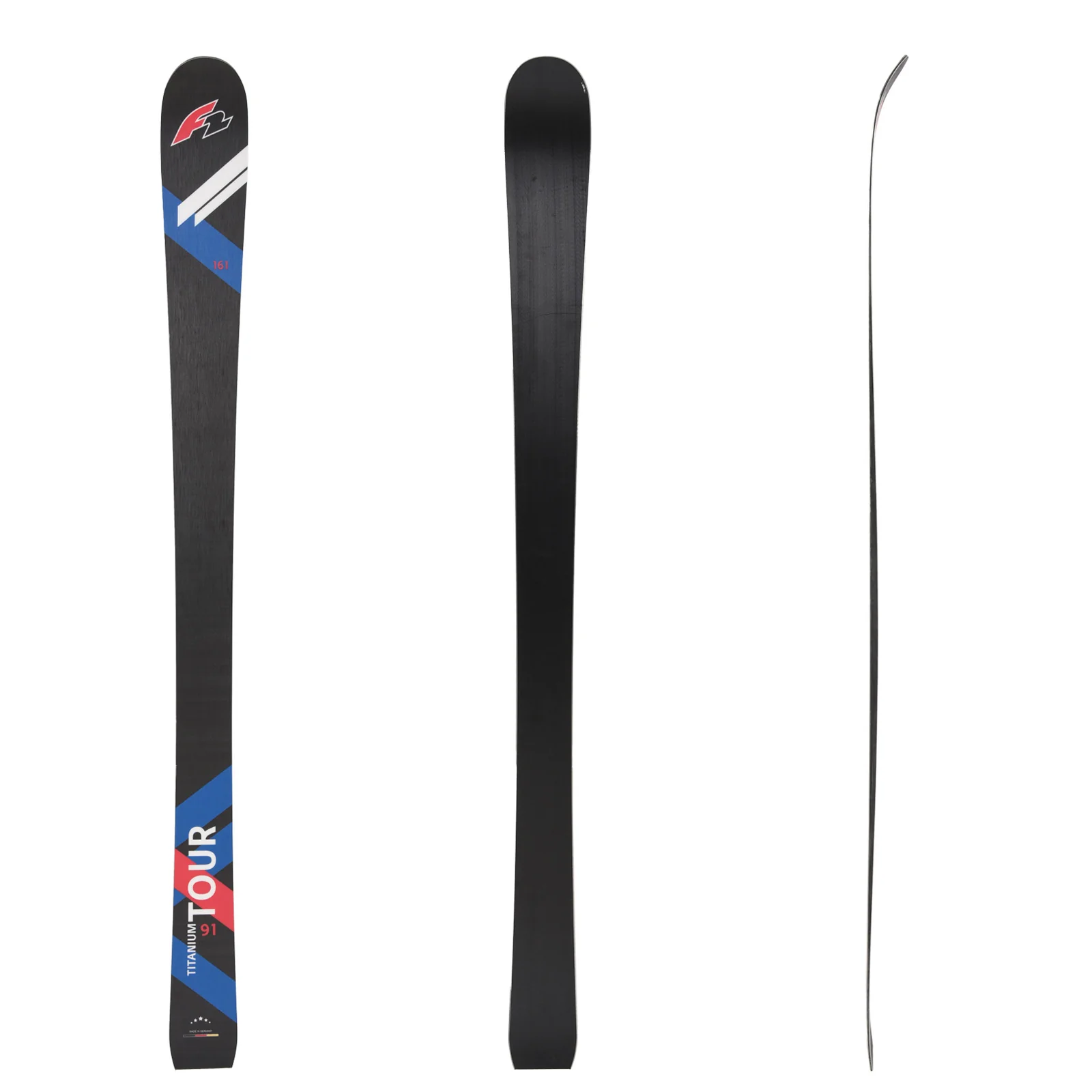 F2 Ski Touring Ski 168 cm Schwarz - Image 9