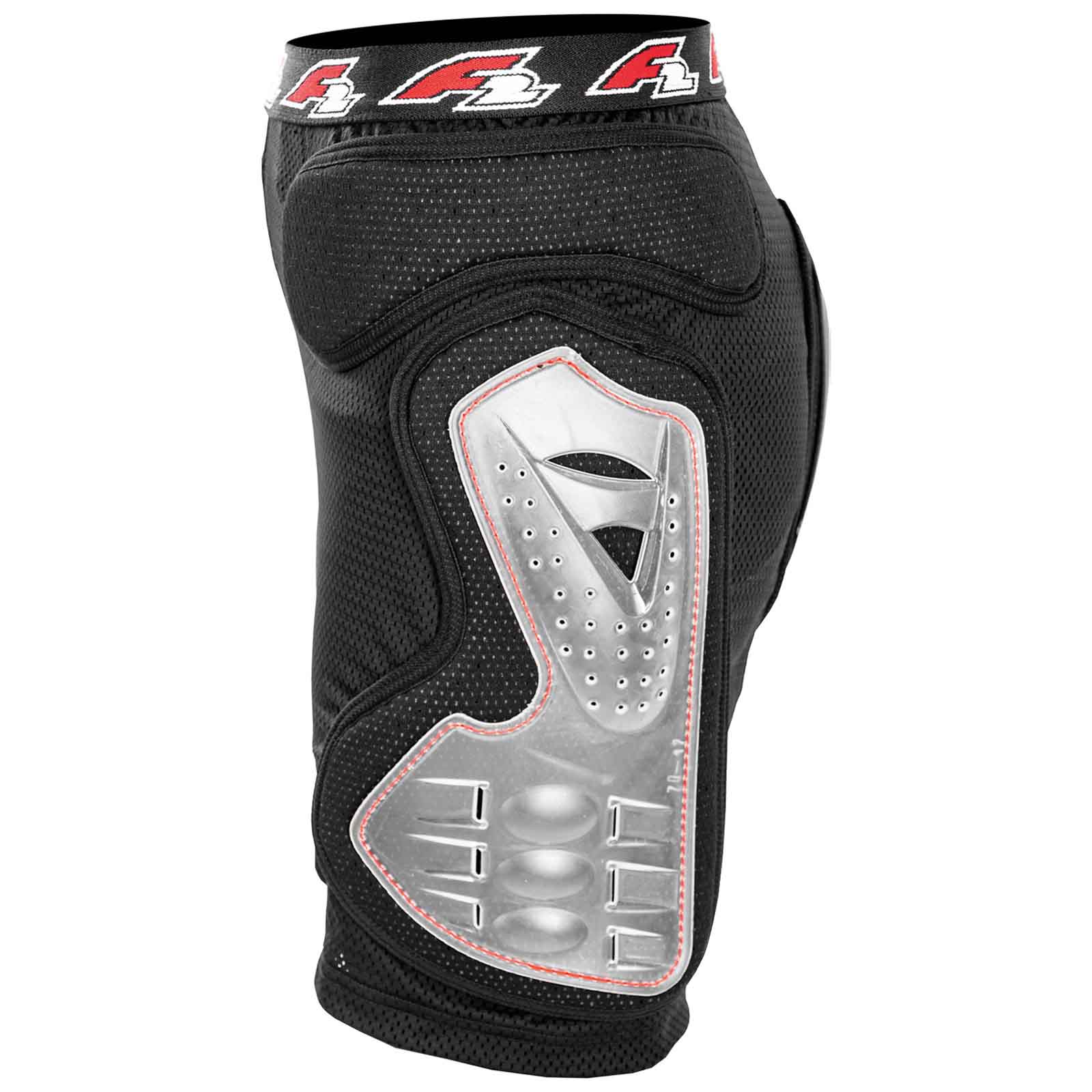 F2 Snowboard Hose Protector - Pant Hard L Schwarz/Rot - Image 12
