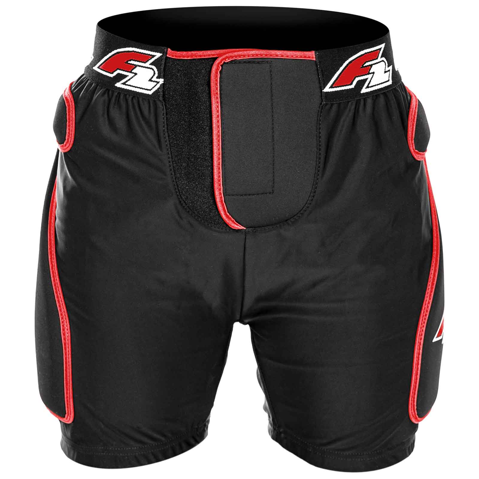 F2 Snowboard Hose Protector - Pant Soft XL Schwarz/Rot - Image 3