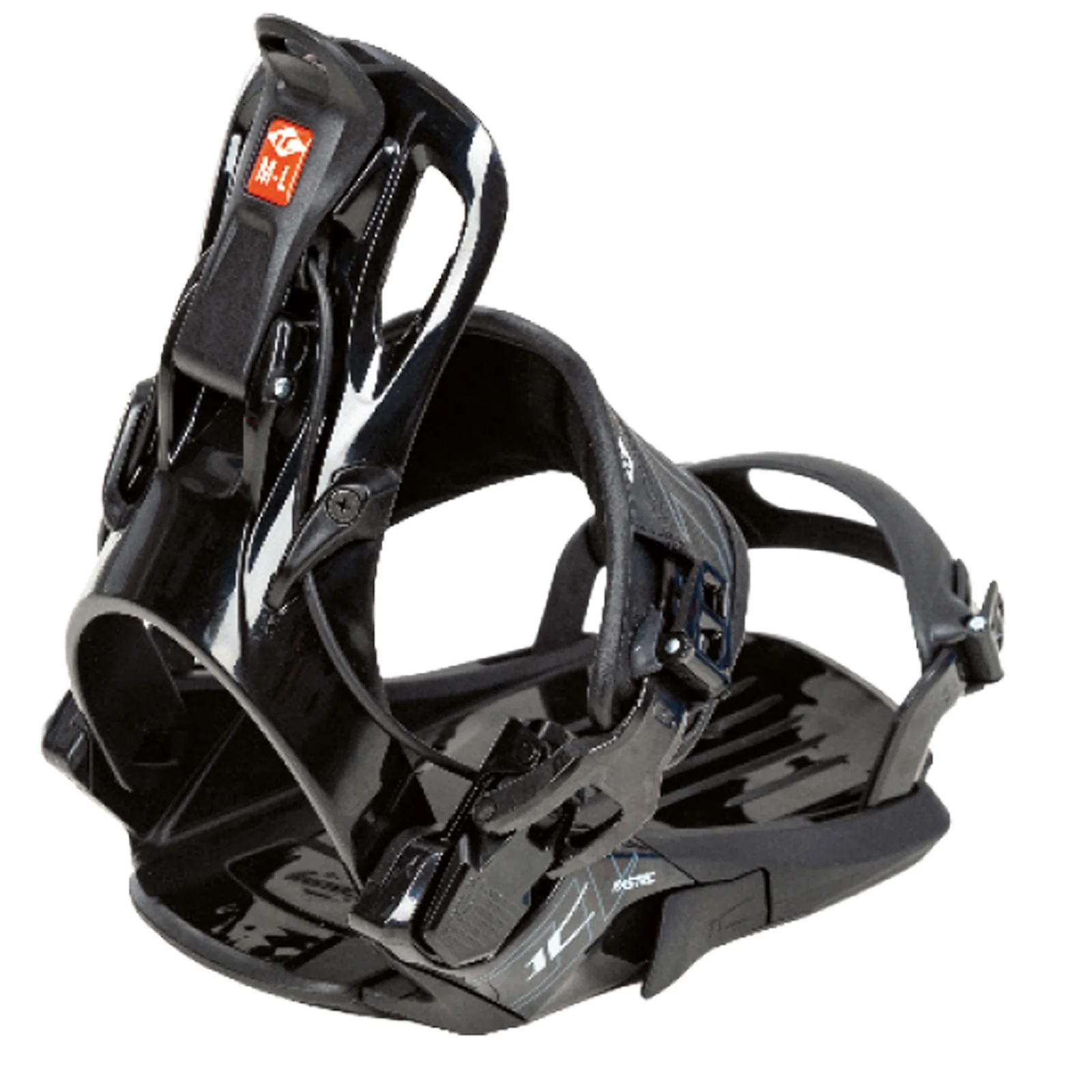 F2 Snowboard Softbindung Interchanger - Fastec Binding M/L Schwarz