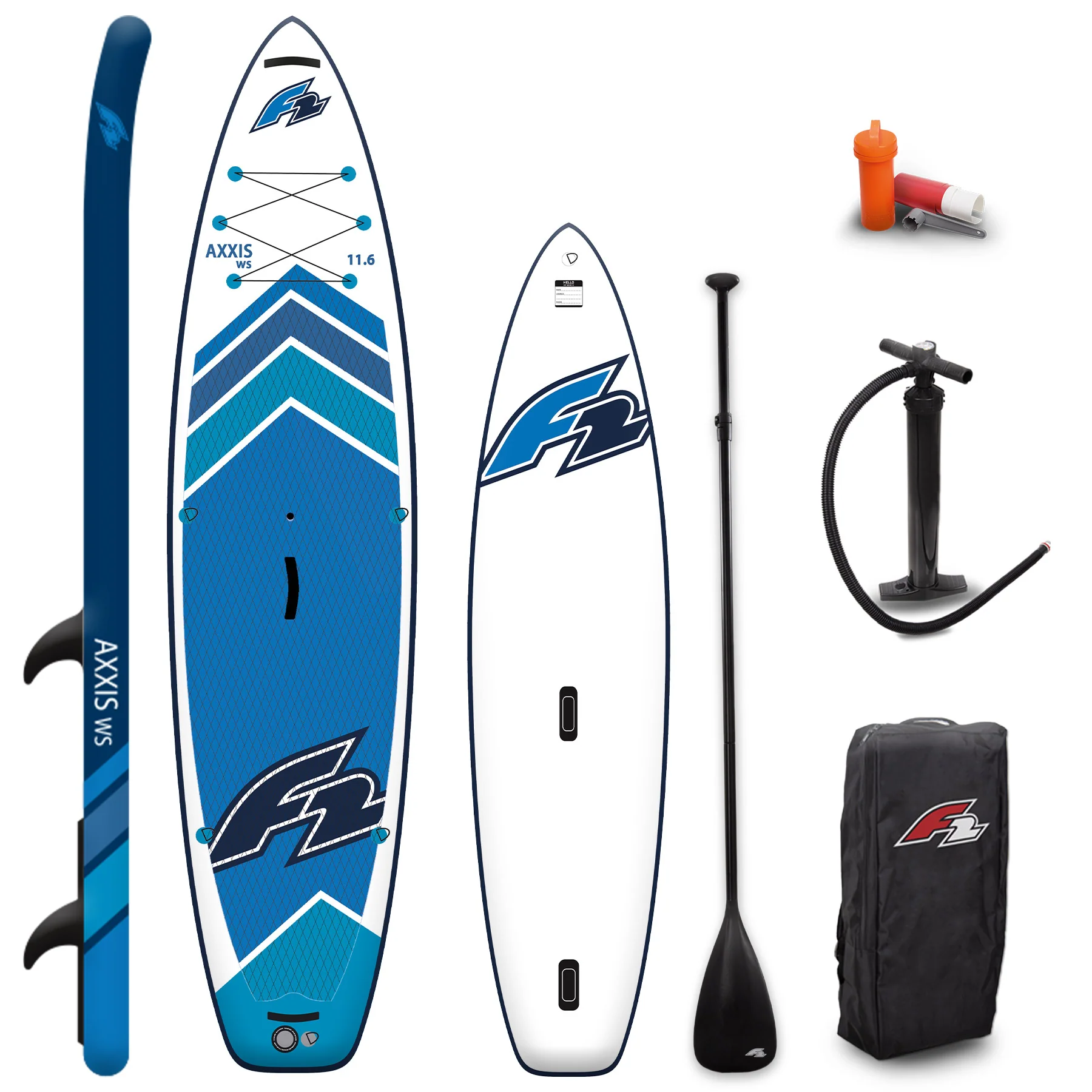 F2 Stand up Paddle Board AXXIS WS Windsurf SUP 10,5 Blau - Image 2