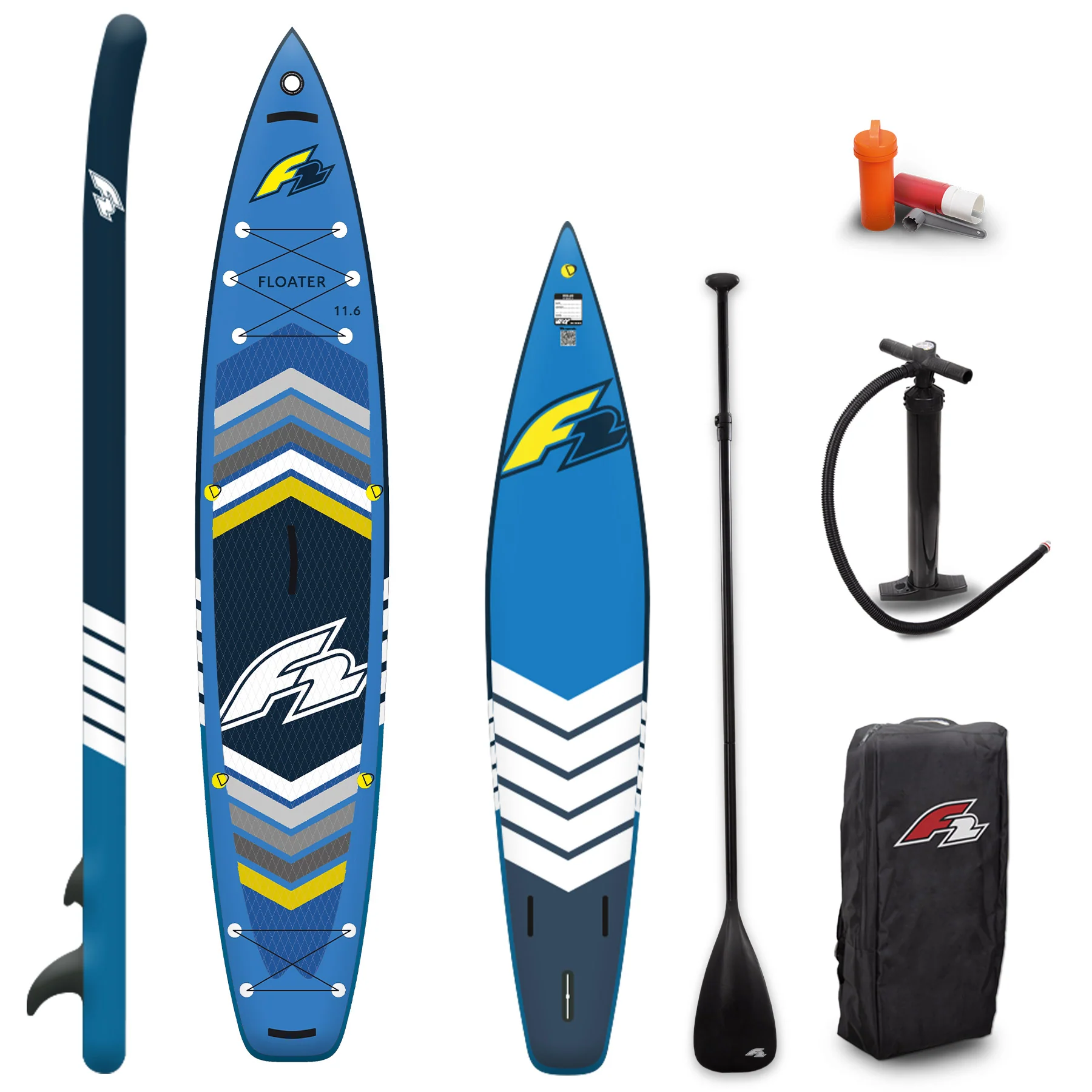F2 Stand up Paddle Board FLOATER SUP 13 Royal
