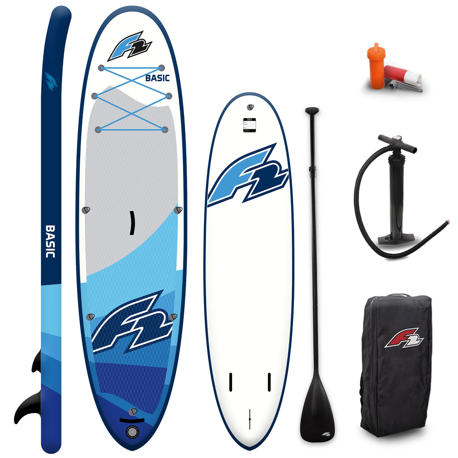 F2 SUP Stand Up Paddle Board Basic 10'6'' Blau - Image 5