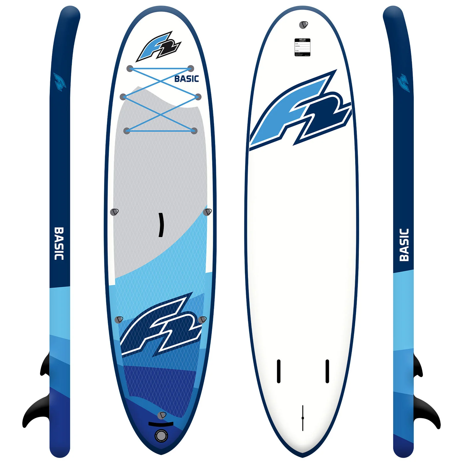 F2 SUP Stand Up Paddle Board Basic 10'6'' Blau - Image 6