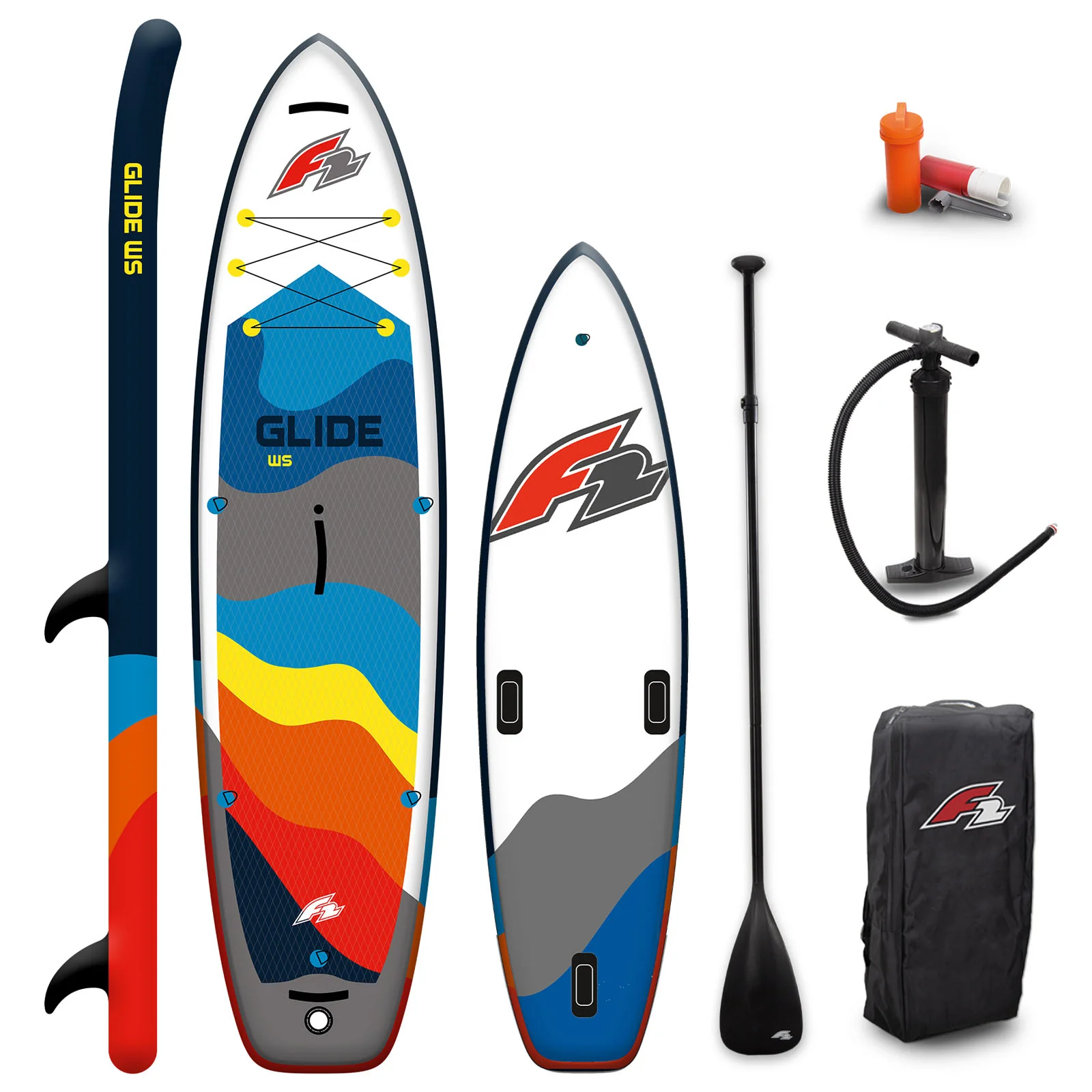 F2  SUP Stand Up Paddle Board Glide WS  10'8''  Grau - Image 5