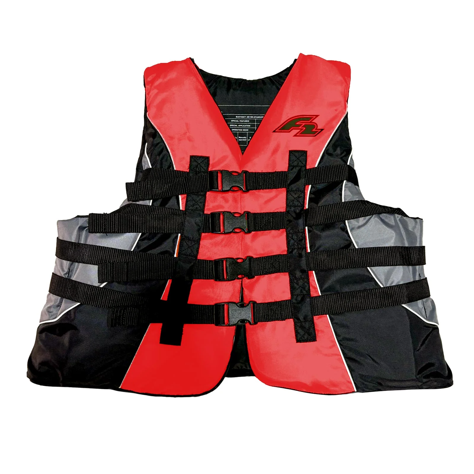 F2 SUP Weste Protection Vest Auftriebsweste Schwimmweste XL Rot - Image 16