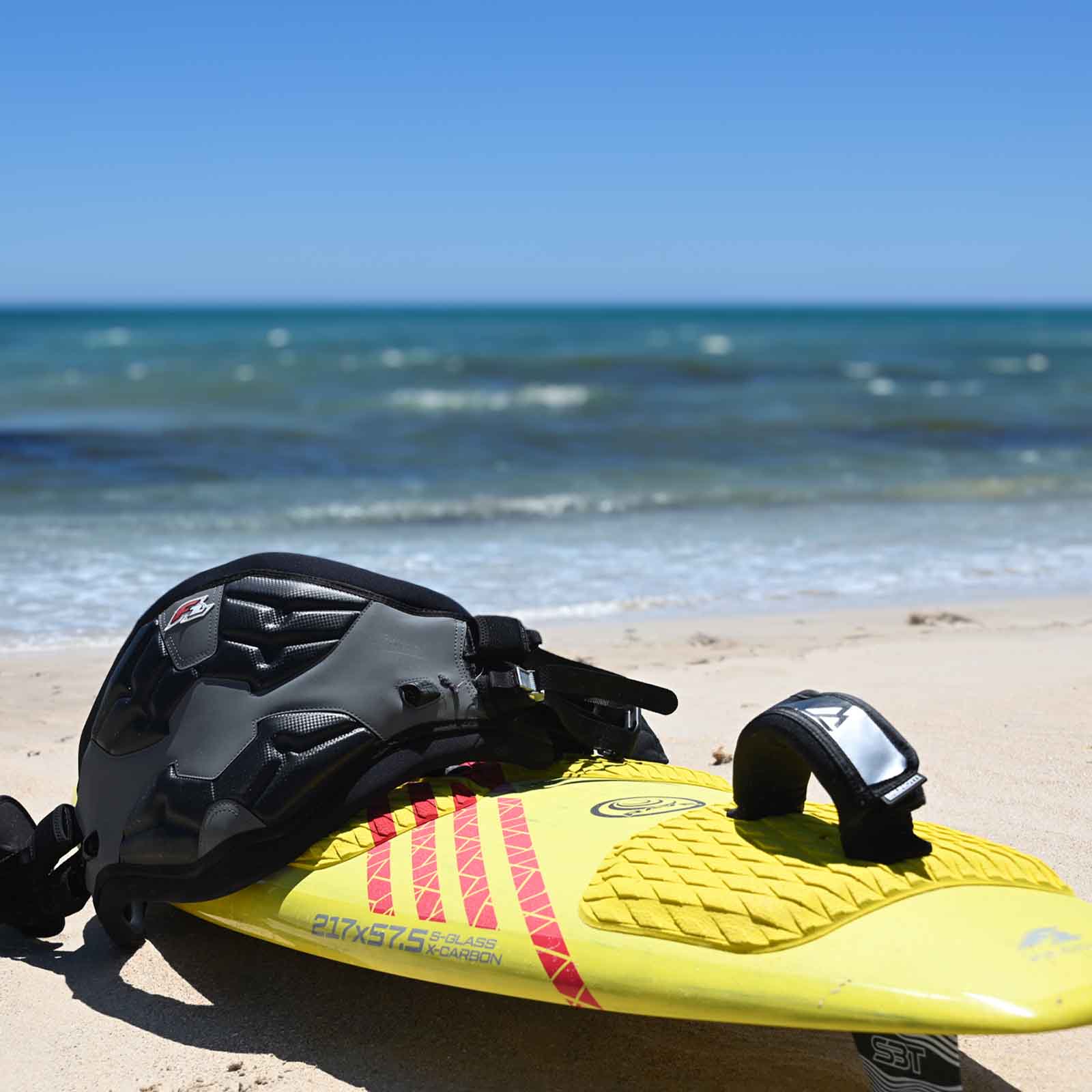 F2  Windsurfboard Rave HD 85 l Gelb/Rot - Image 8