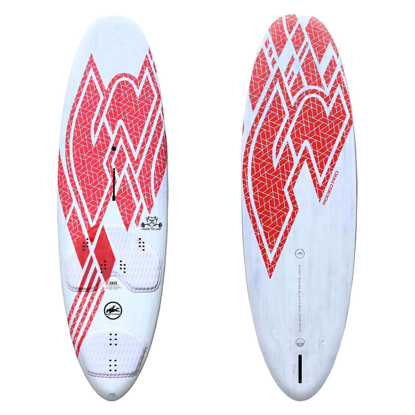 F2  Windsurfboard Rodeo Pro 104 l Weiss/Rot - Image 9