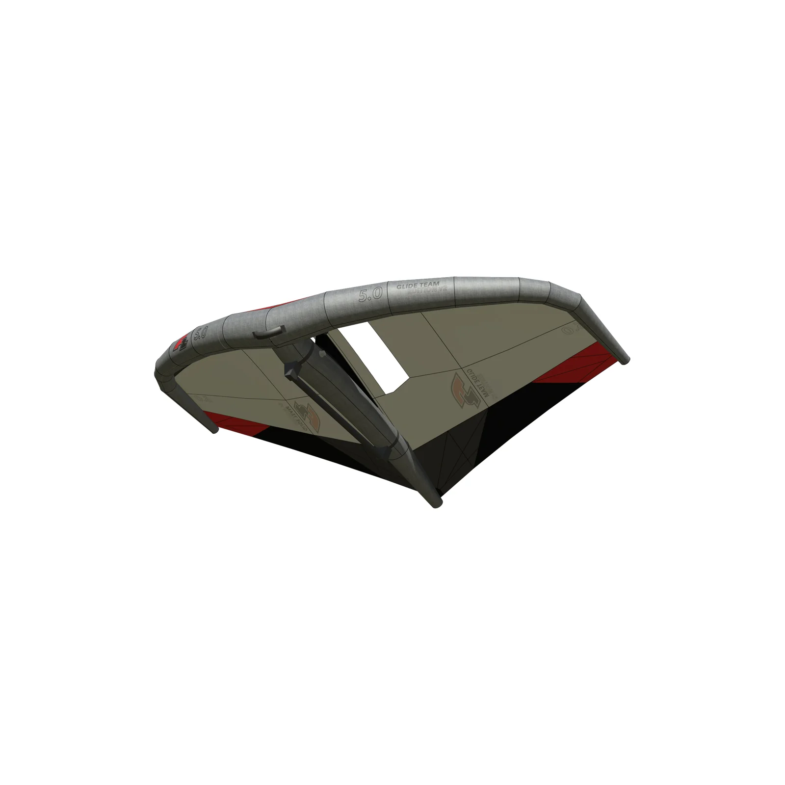 F2  Wing Glide Team Edition v2 Carbon Handle 5 qm Weiss/Grau - Image 9